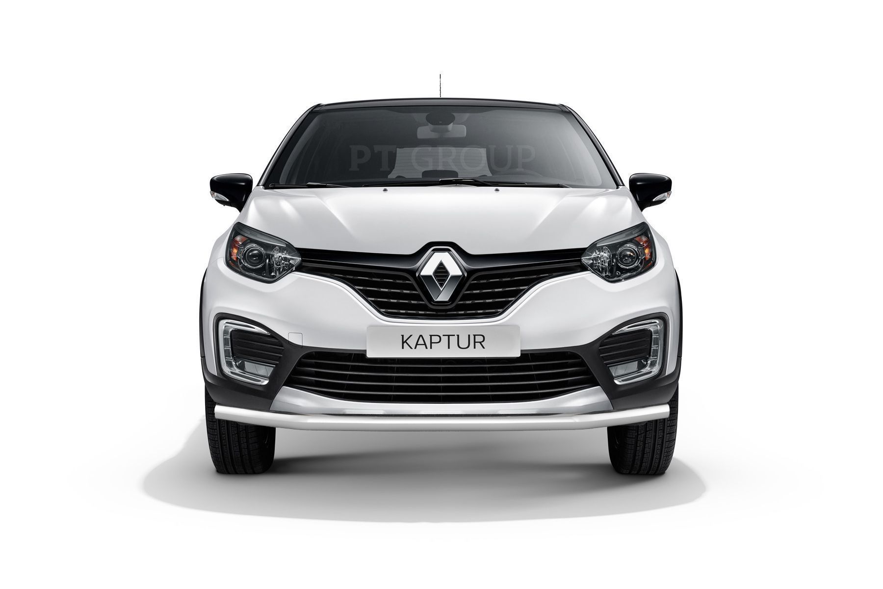 Защита переднего бампера Renault Kaptur с 2016 одинарная Защита переднего бампера Renault Kaptur с 2016 одинарная