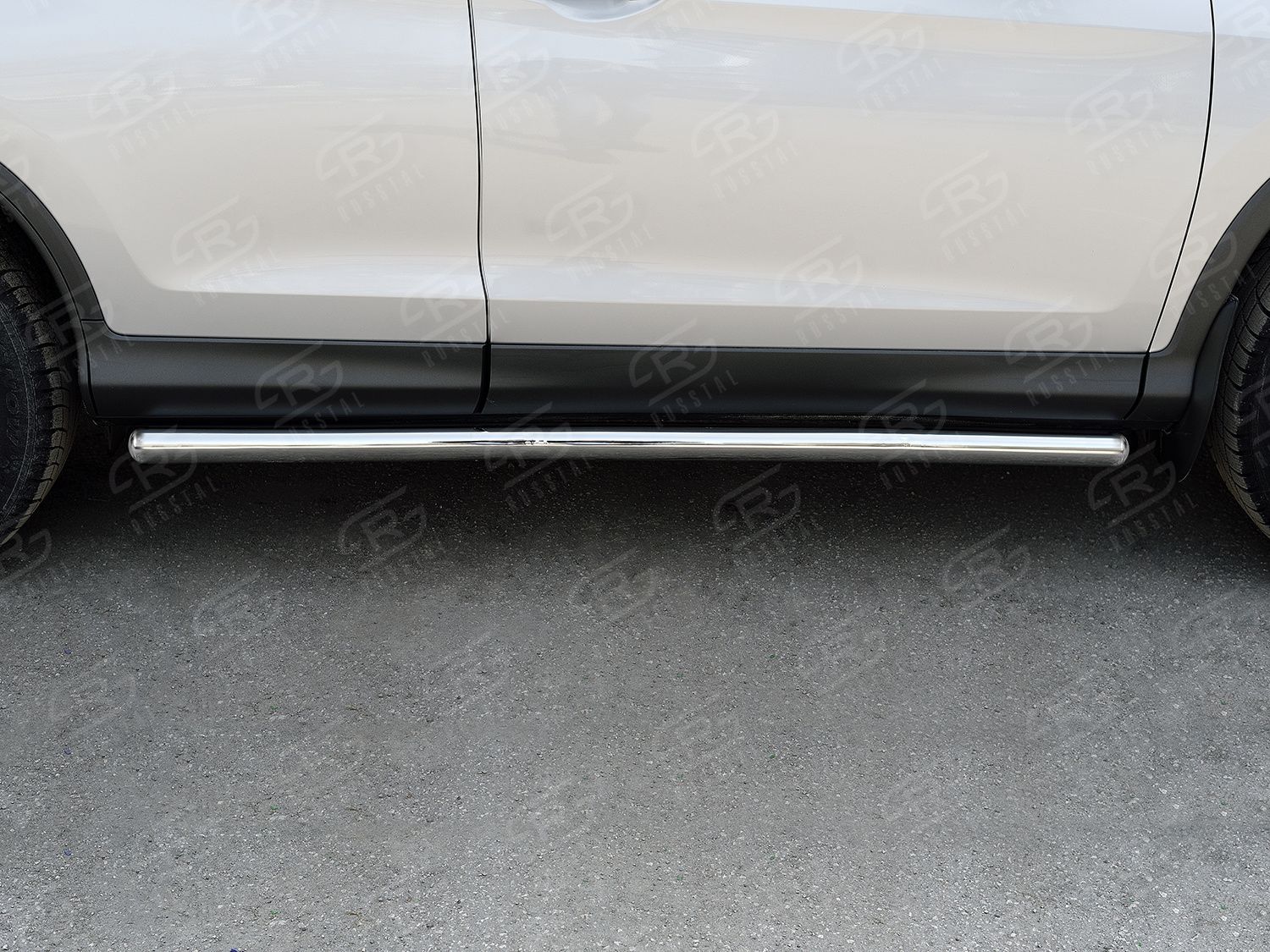 HONDA CR-V 2015-2016 20 Пороги труба d63 (вариант 3) HCRT-0022223