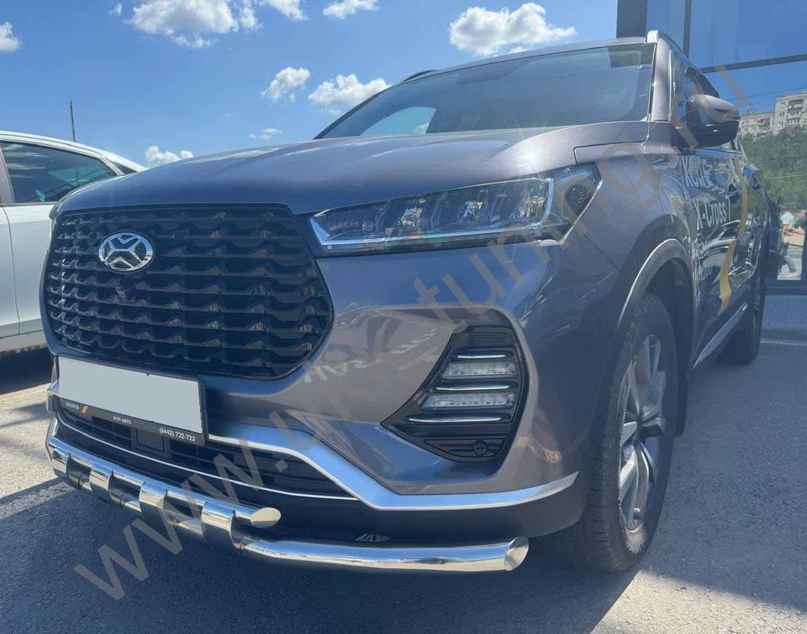 Защита переднего бампера двойная с перемычками Xcite X-Cross 7 с 2024