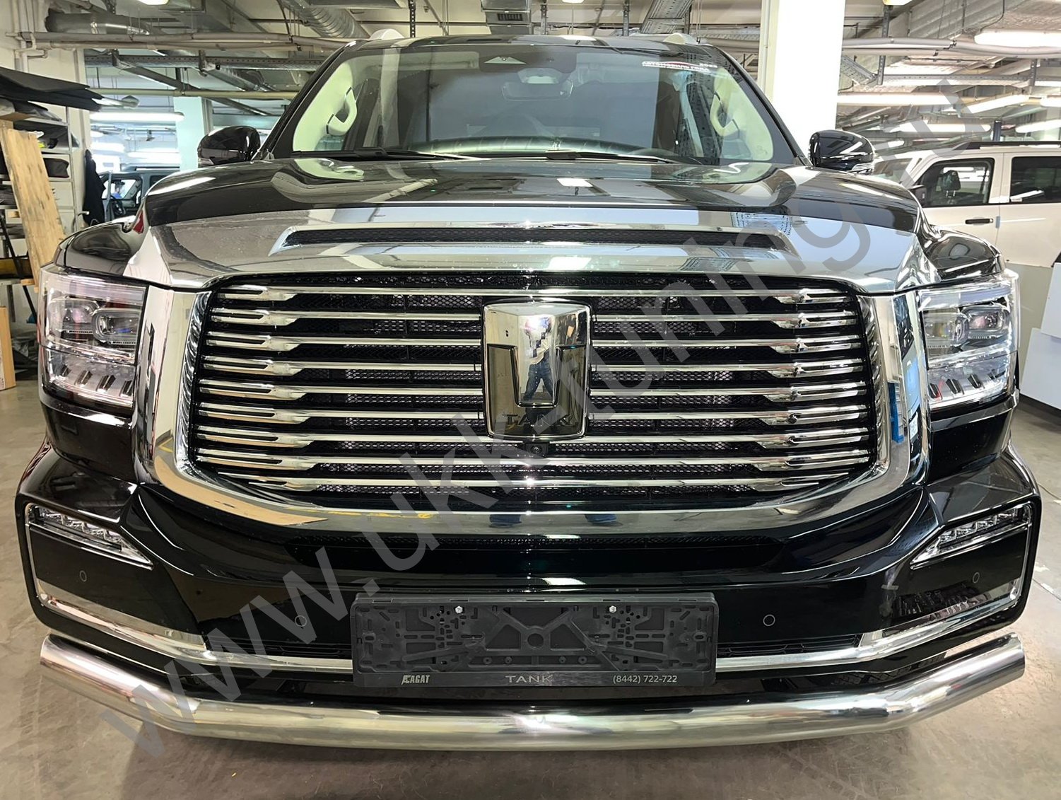 Защита переднего бампера Tank 500 с 2023