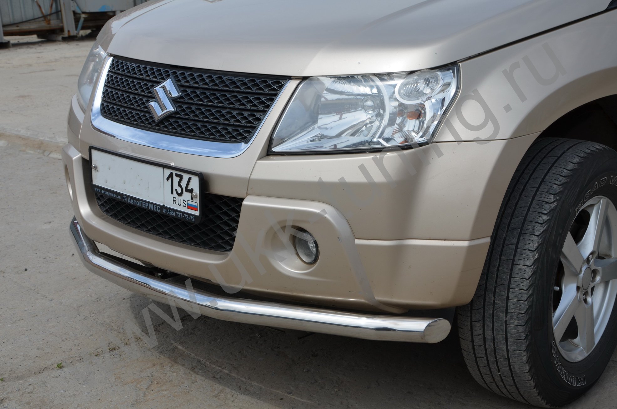 Защита переднего бампера Suzuki Grand Vitara с 2005-2012