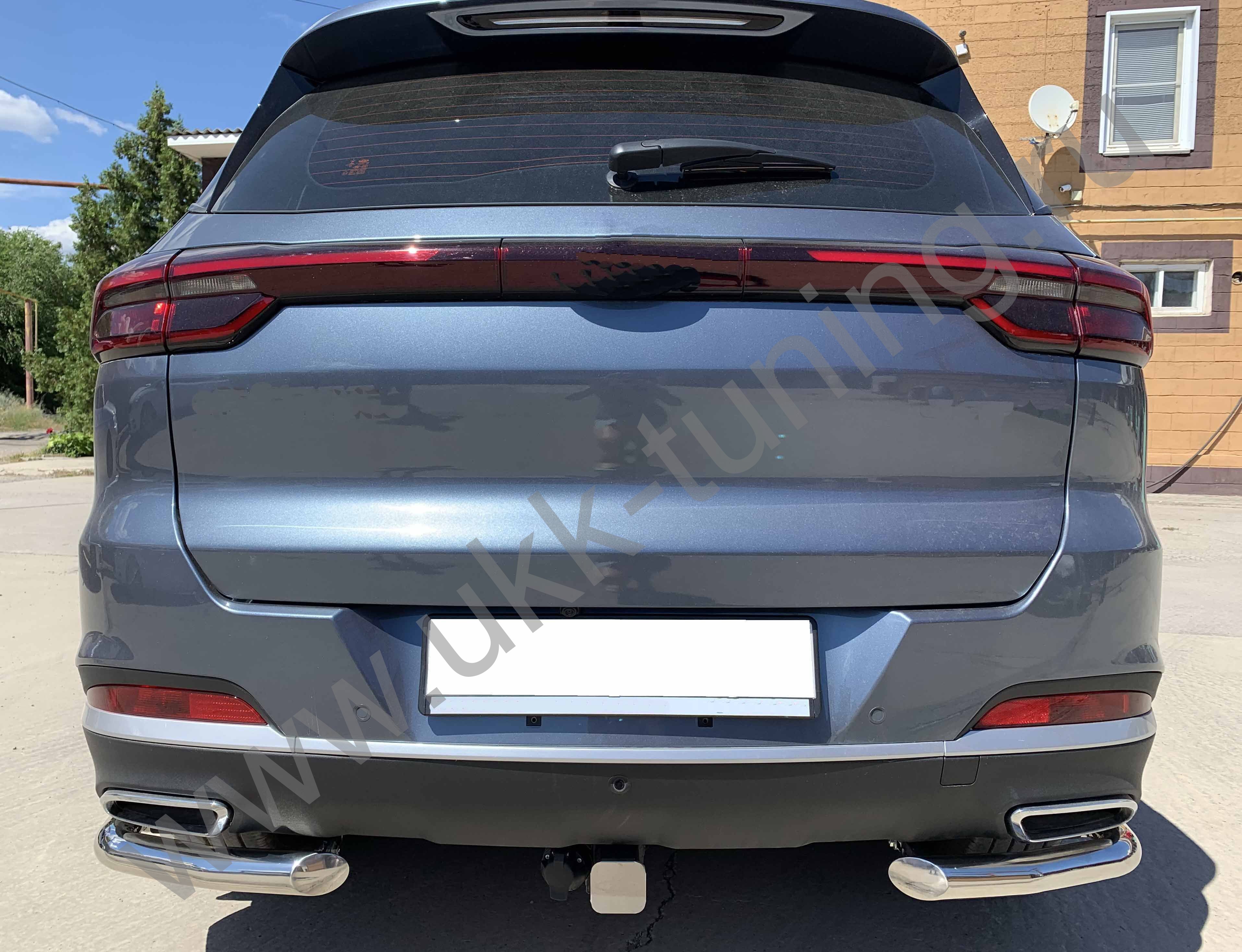 Защита заднего бампера угловая Xcite X-Cross 7 с 2024