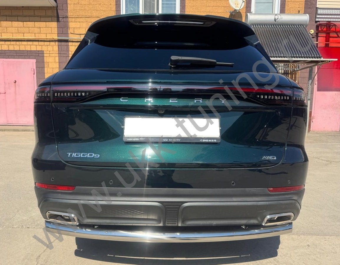 Защита заднего бампера Chery Tiggo 9 с 2024