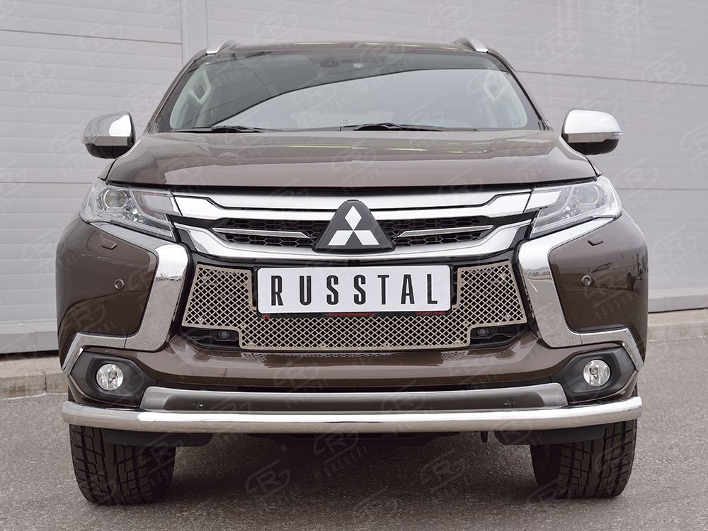 MITSUBISHI PAJERO SPORT 2016 Решетка радиатора лист нерж RRMPS16-01 MITSUBISHI PAJERO SPORT 2016 Решетка радиатора лист нерж RRMPS16-01