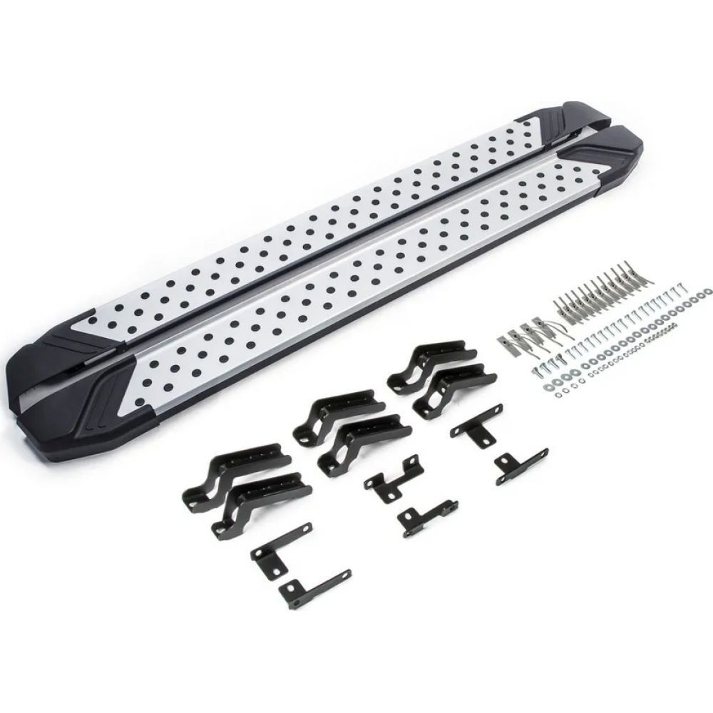 Боковые подножки Haval F7 с 2024 площадка Bmw-Style