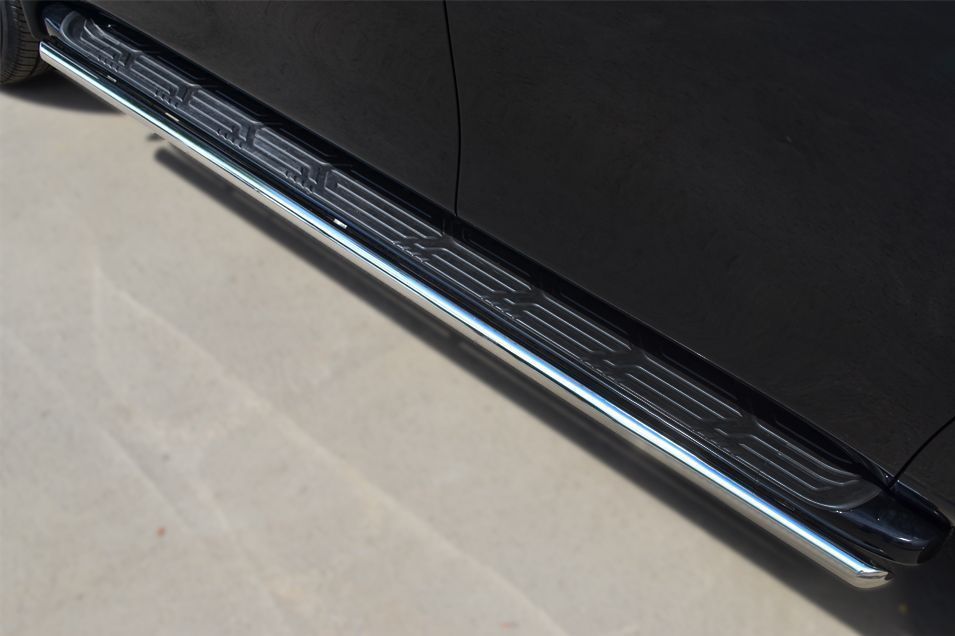 Nissan Patrol 2014- Защита порогов d42 PATT-001732