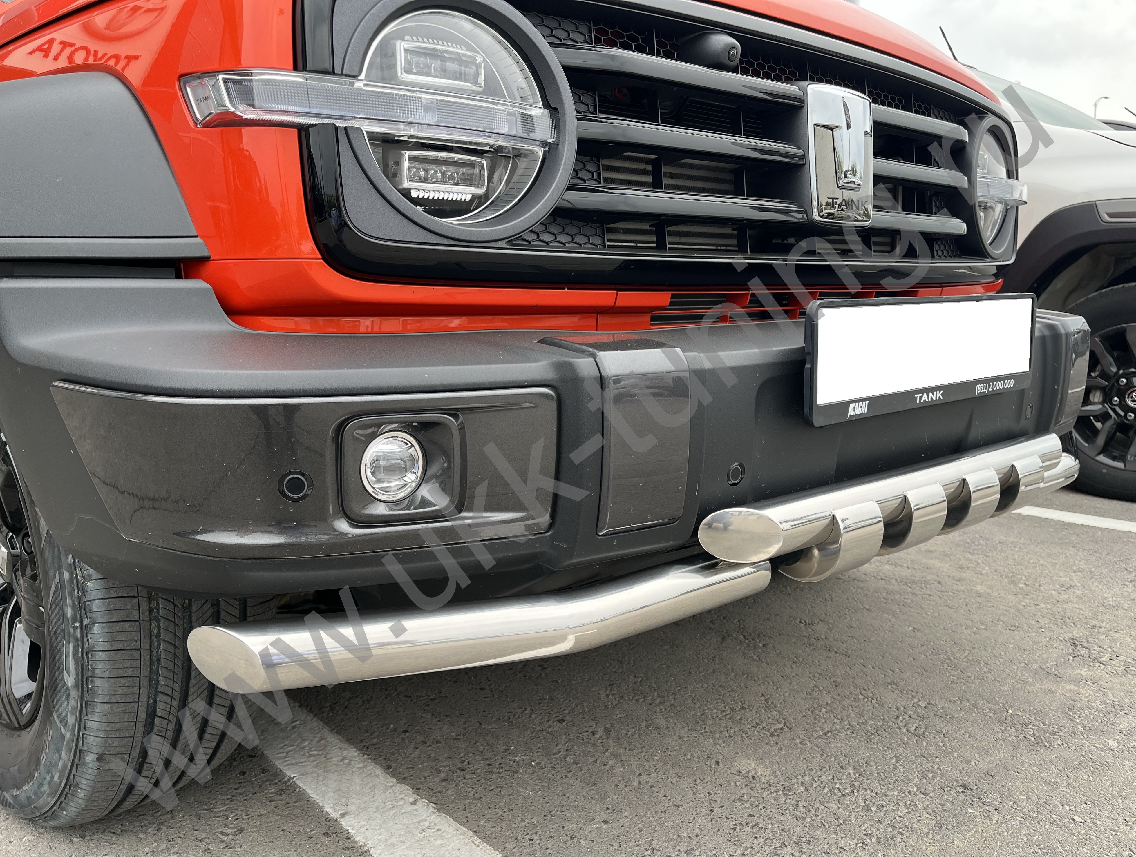 Защита переднего бампера G Tank 300 с 2023