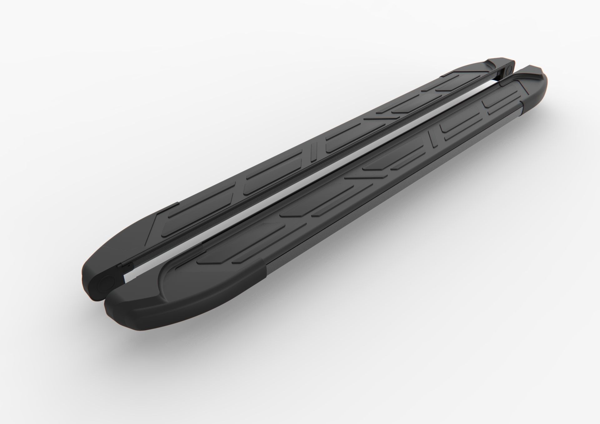 Боковые подножки Kia Sportage 5 с 2021 (модель Corund Black) Боковые подножки Kia Sportage 5 с 2021 (модель Corund Black)