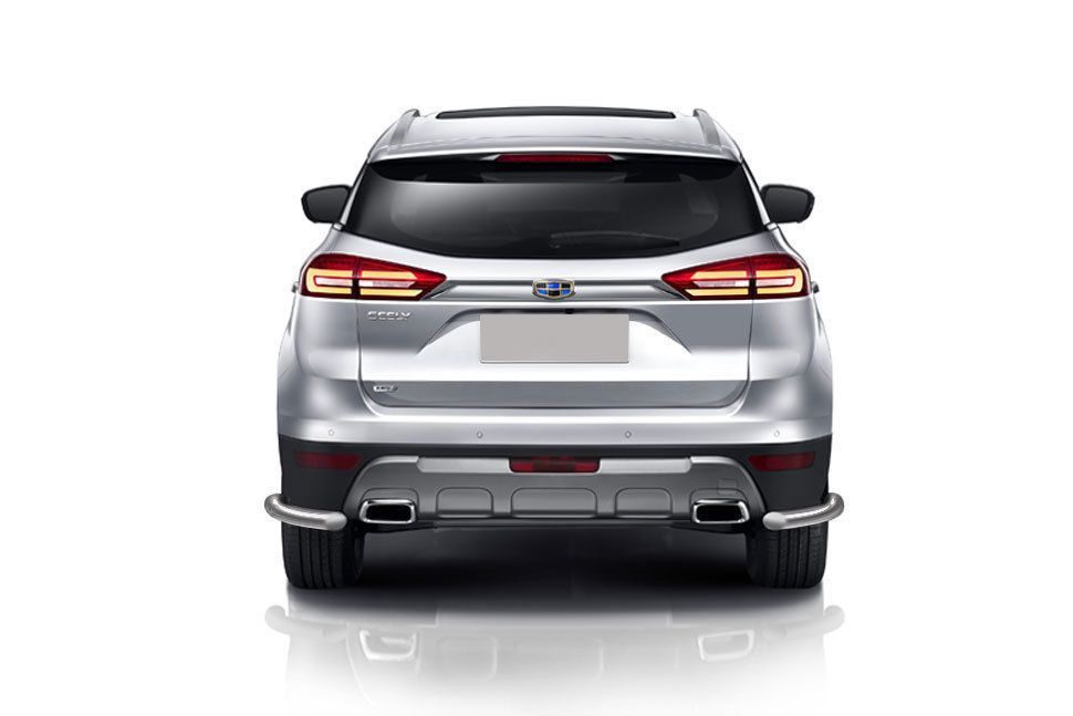Защита задняя уголки d57 Geely Atlas 2017-2021
