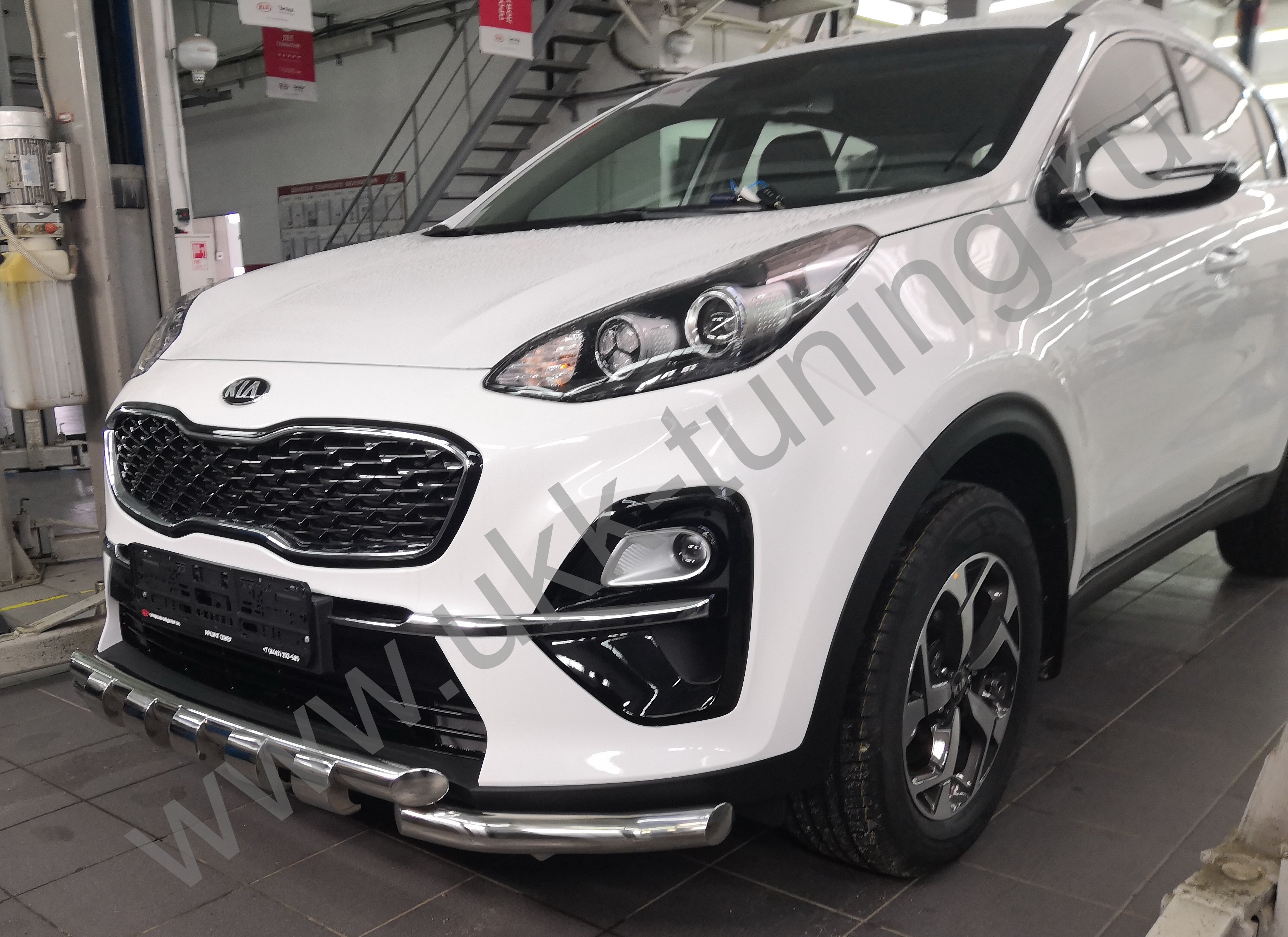 Защита переднего бампера G Kia Sportage с 2018-2020