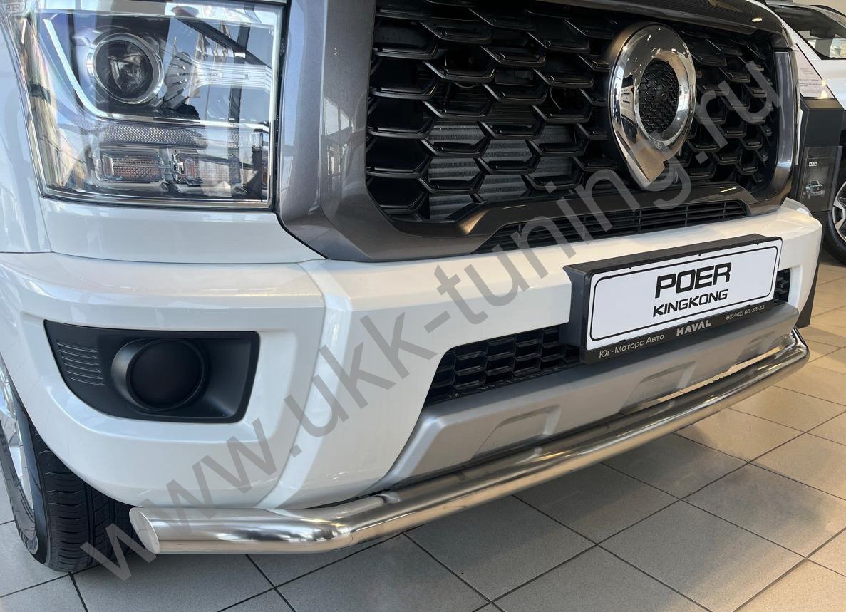 Защита переднего бампера Great Wall Poer King Kong c 2023