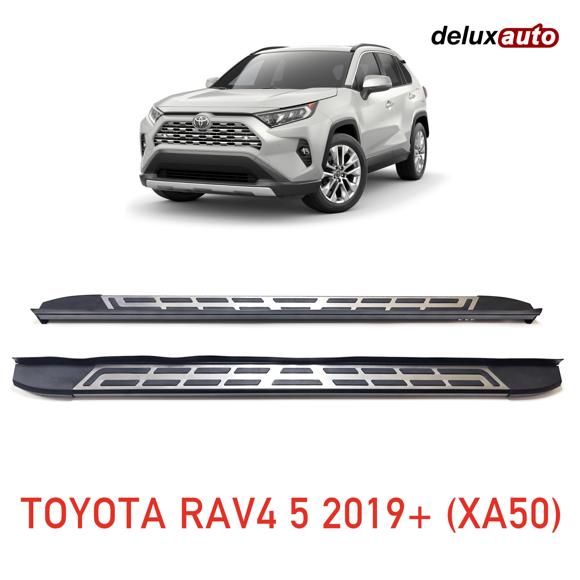 Боковые подножки Toyota RAV4 XA50 с 2019 Боковые подножки Toyota RAV4 XA50 с 2019