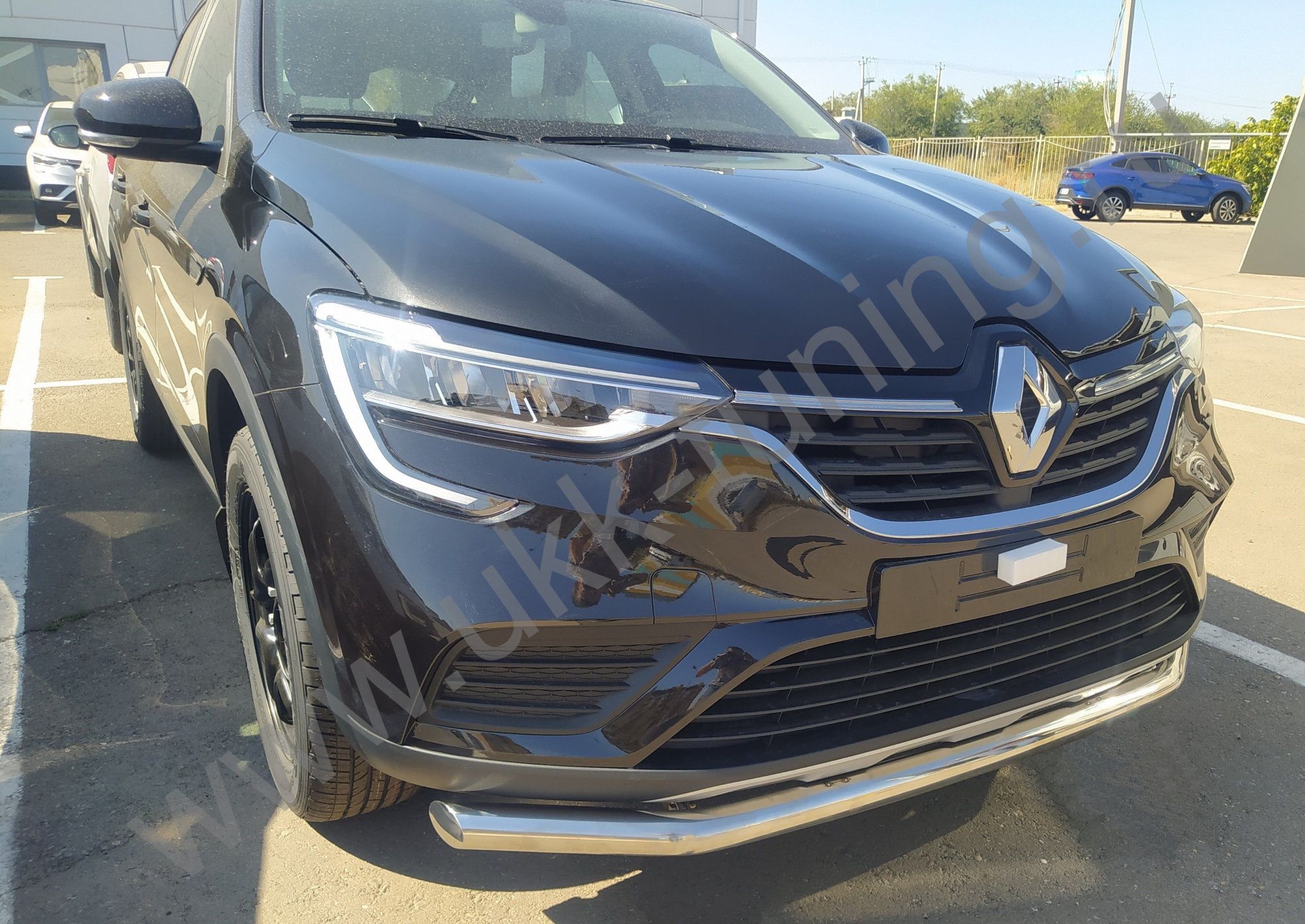 Защита переднего бампера RENAULT Arkana с 2018 Защита переднего бампера RENAULT Arkana с 2018