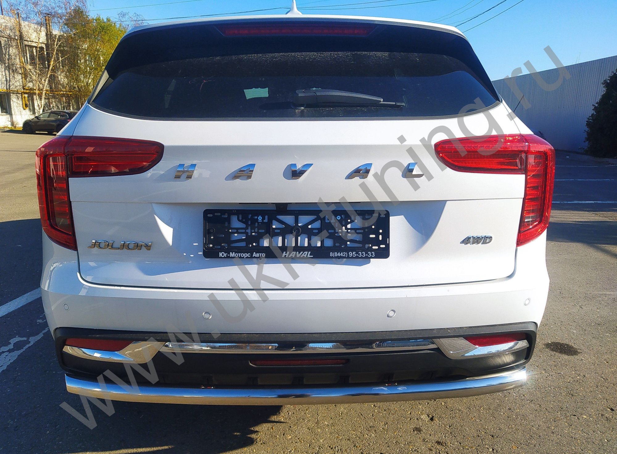 Защита заднего бампера Haval Jolion c 2021 Защита заднего бампера Haval Jolion c 2021