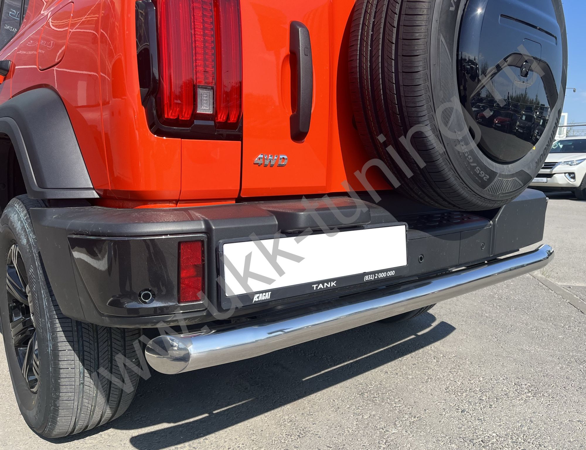 Защита заднего бампера Tank 300 с 2023