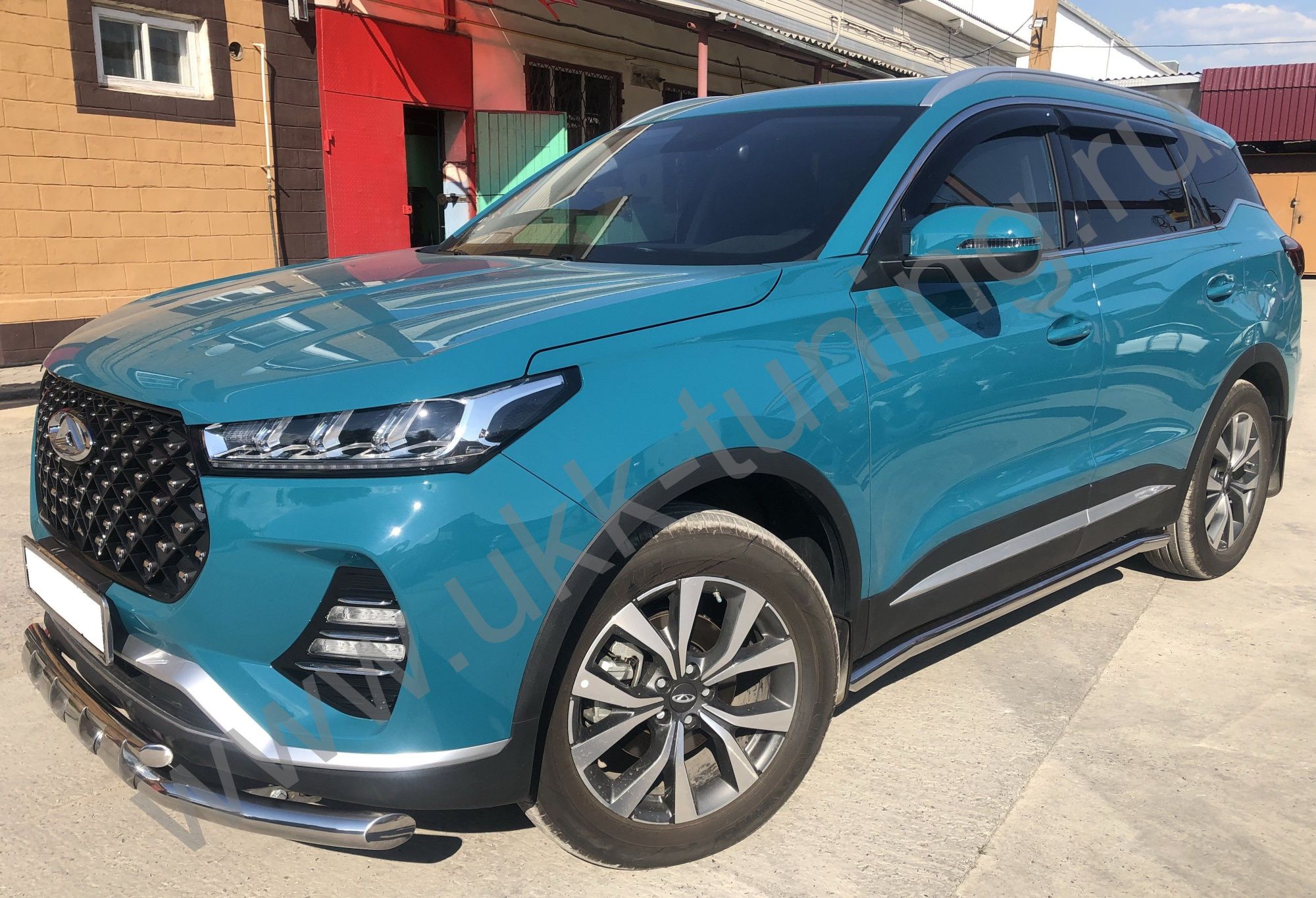 Защита порога труба Chery Tiggo 7 Pro 2021