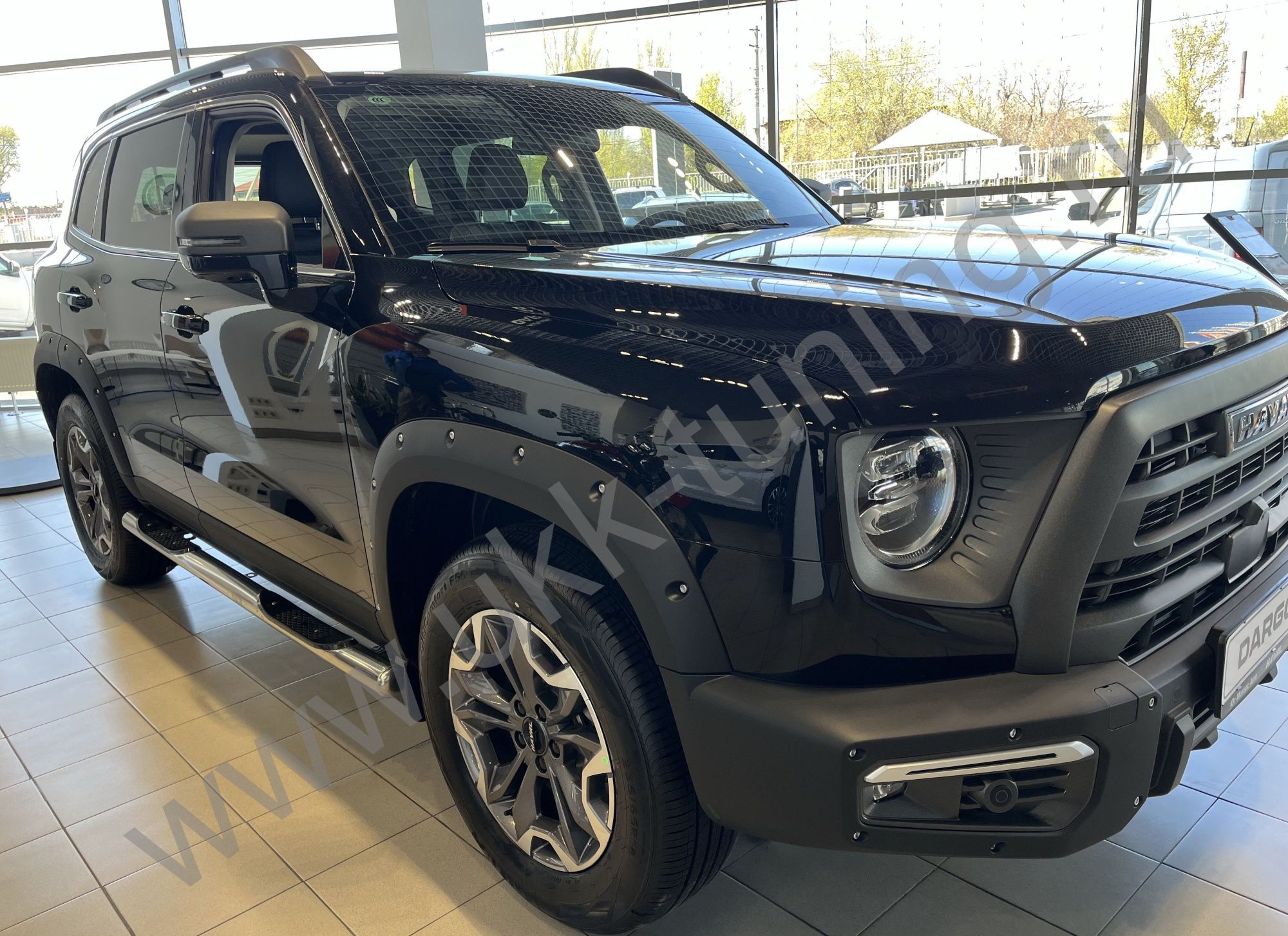 Пороги труба с проступью Haval Dargo X с 2023 Пороги труба с проступью Haval Dargo X с 2023
