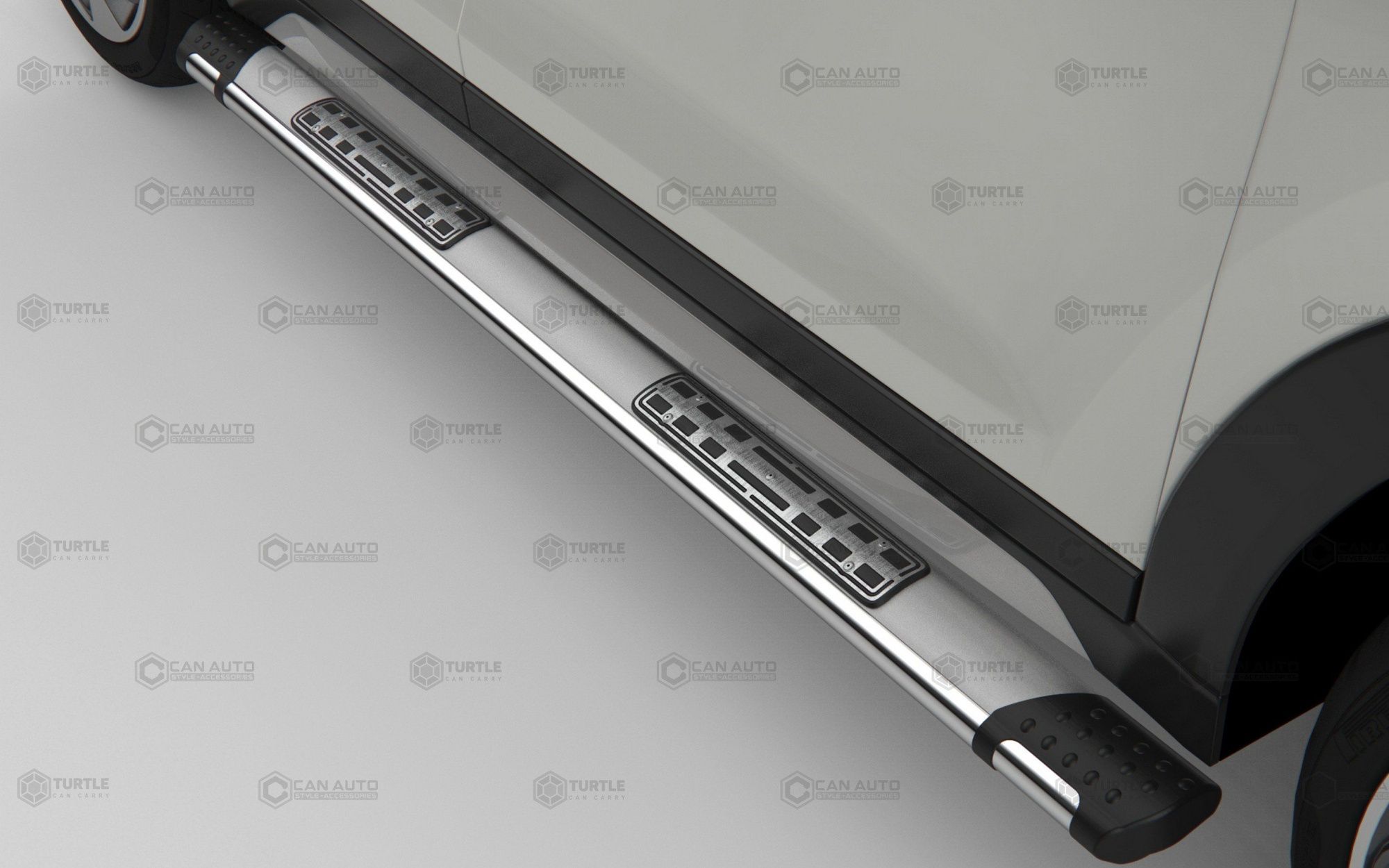 Боковые подножки Mitsubishi Outlander c 2006-2012 Emerald Silver Боковые подножки Mitsubishi Outlander c 2006-2012 Emerald Silver