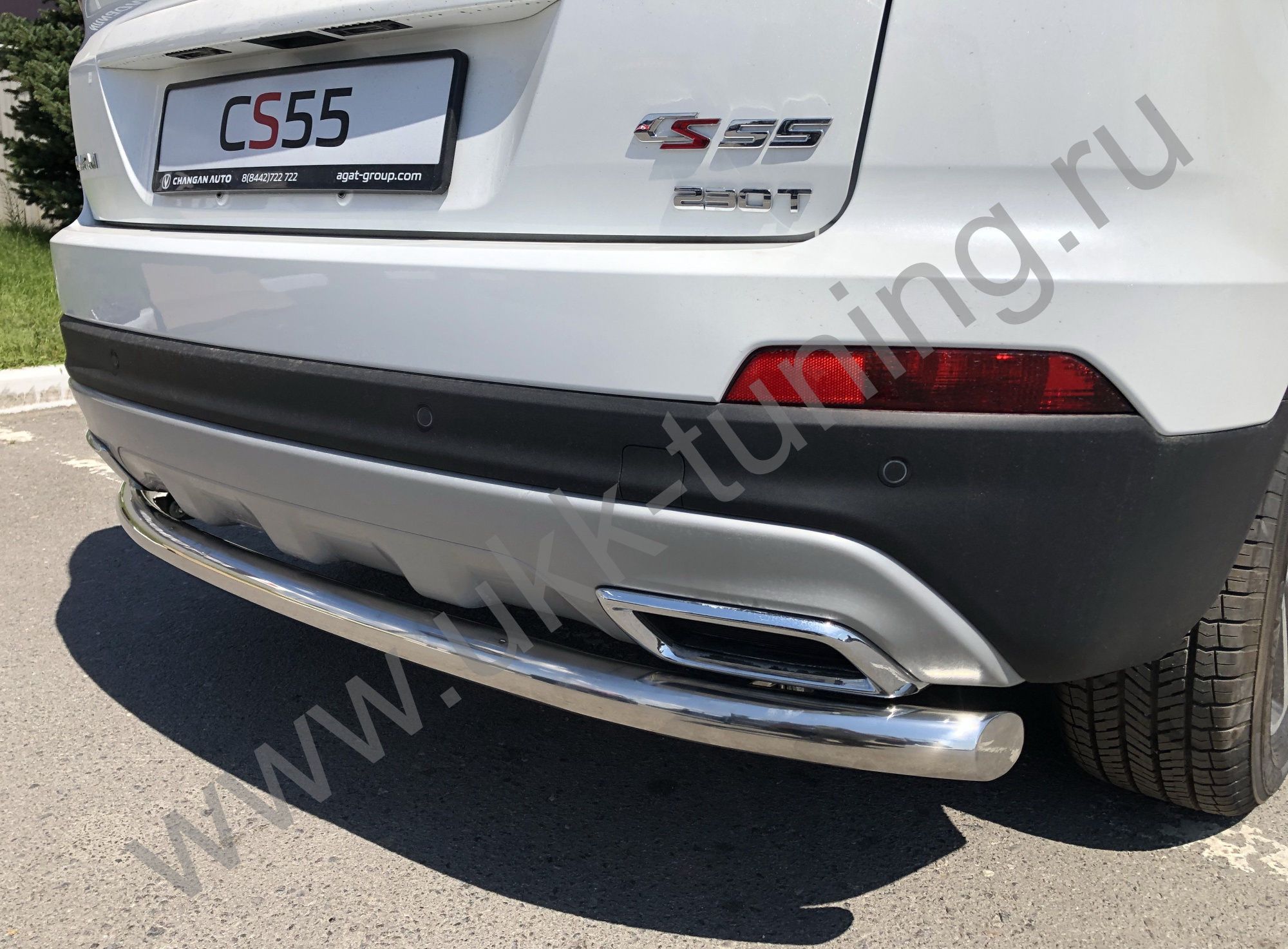 Защита заднего бампера Changan CS55