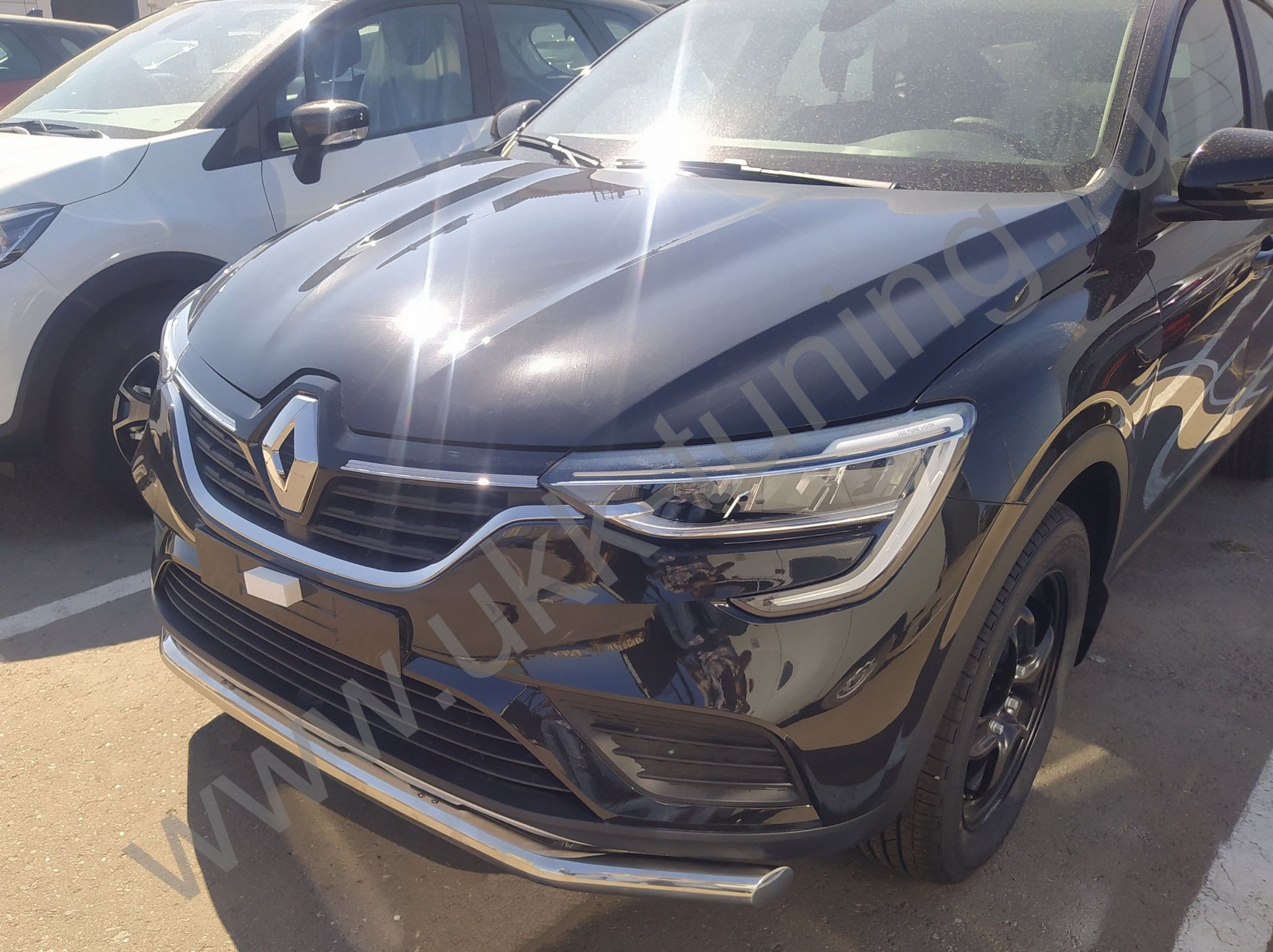 Защита переднего бампера RENAULT Arkana с 2018 Защита переднего бампера RENAULT Arkana с 2018
