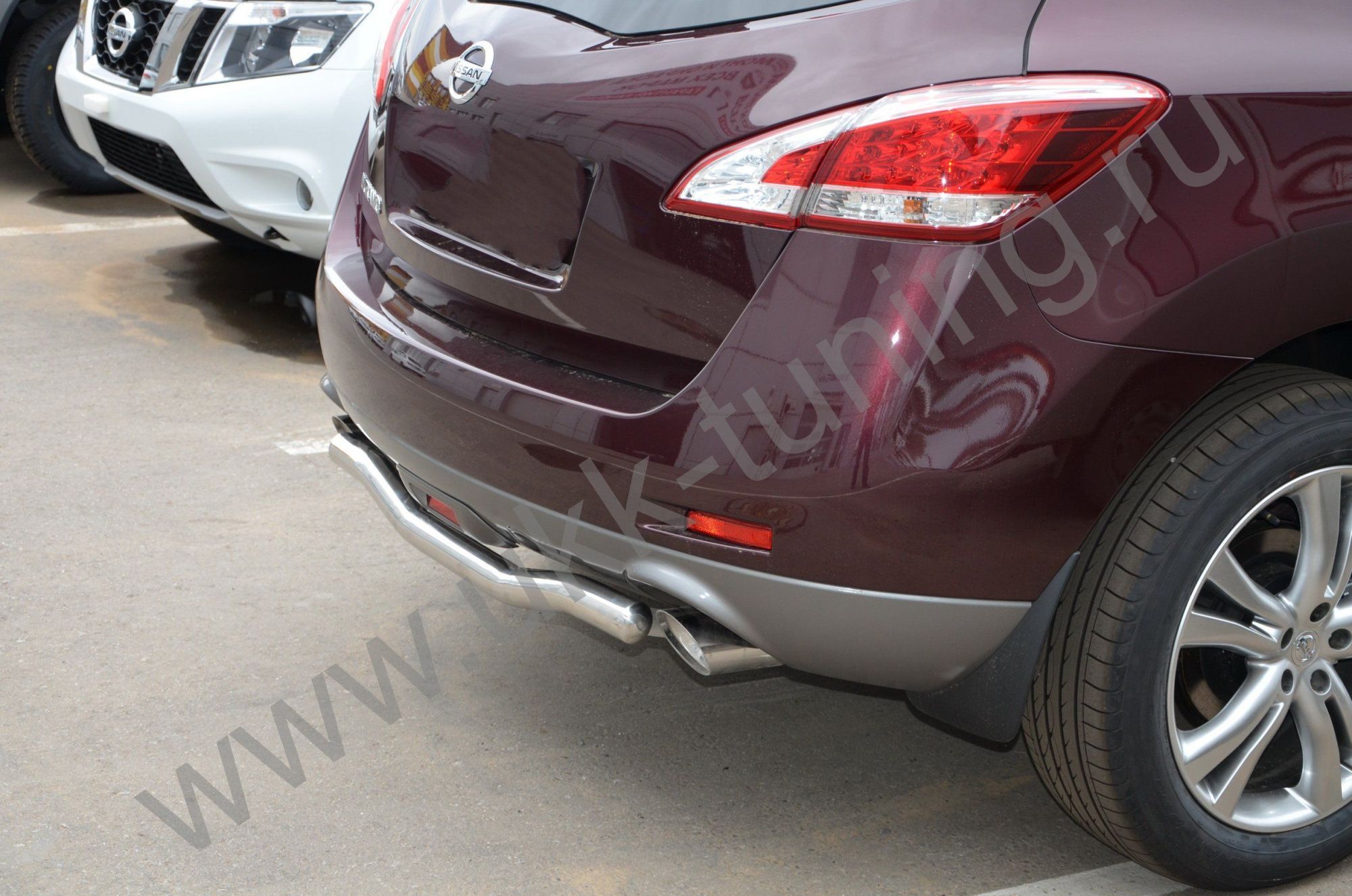 Защита заднего бампера Nissan Murano с 2009 Защита заднего бампера Nissan Murano с 2009