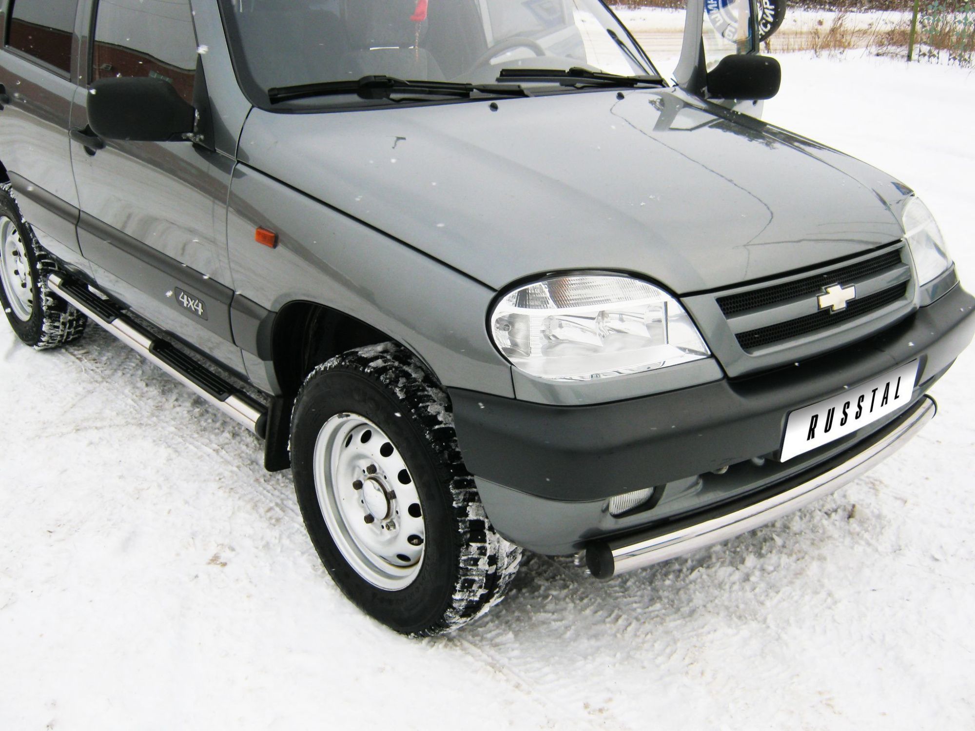 CHEVROLET NIVA 2002-2009 Защита перенего бампера d63 NCZ-000187 CHEVROLET NIVA 2002-2009 Защита перенего бампера d63 NCZ-000187