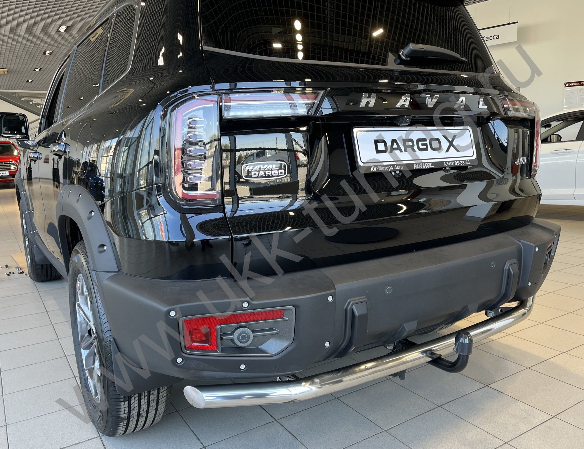 Защита заднего бампера Haval Dargo X с 2023 Защита заднего бампера Haval Dargo X с 2023