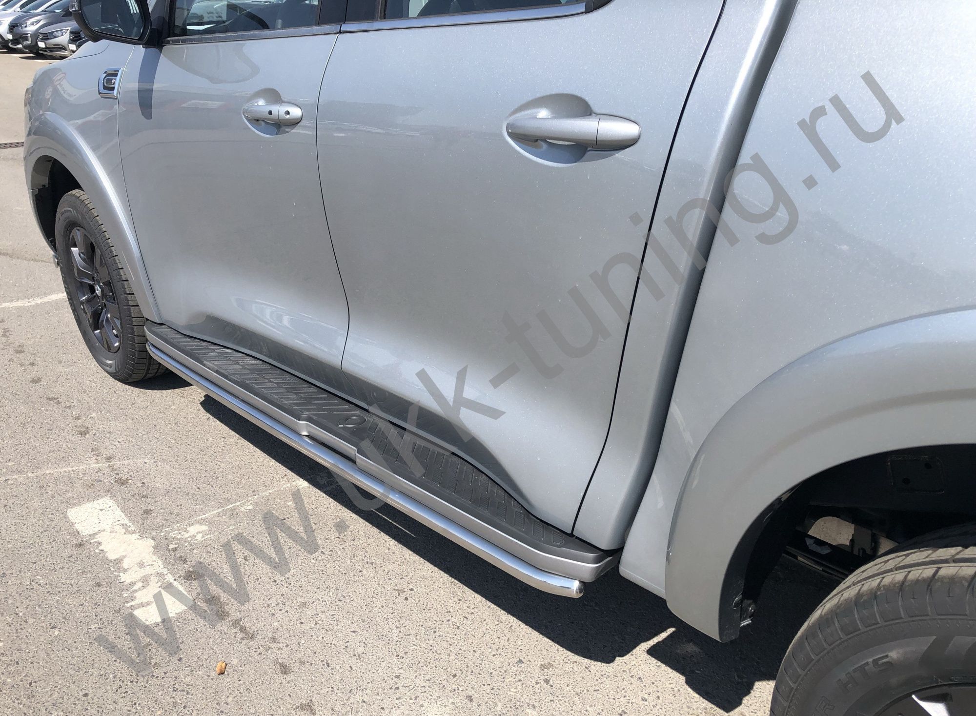 Защита штатного порога Great Wall Poer с 2021