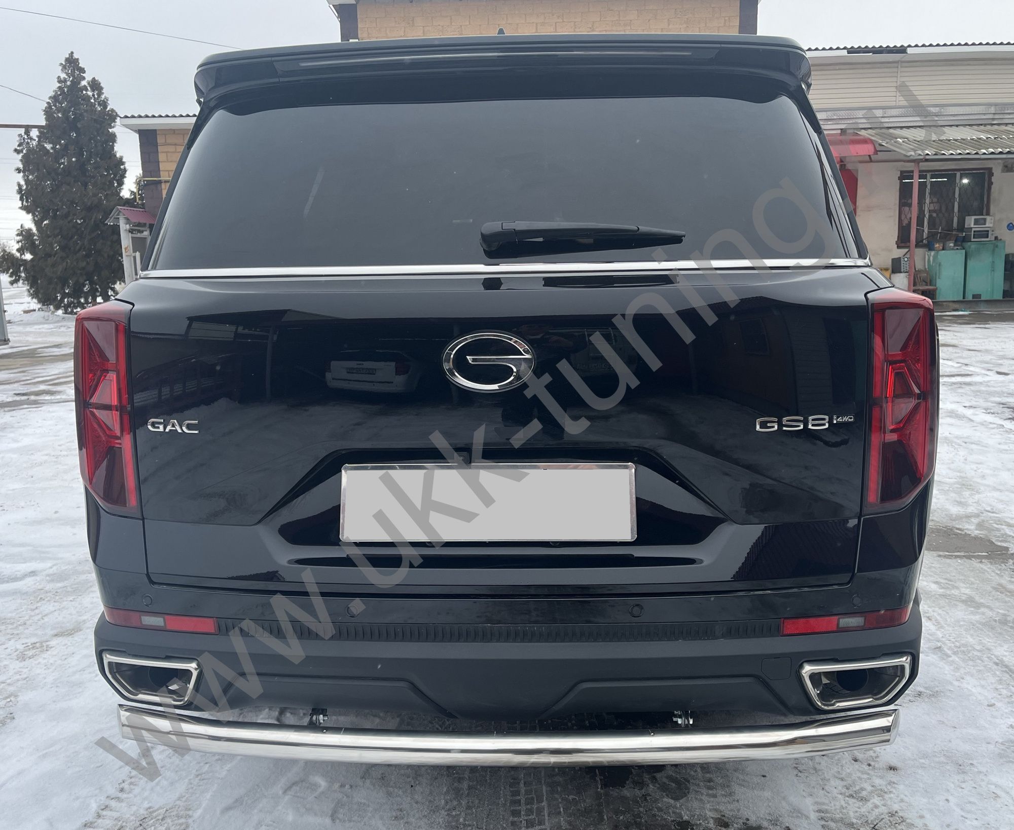 Защита заднего бампера GAC GS8 с 2023