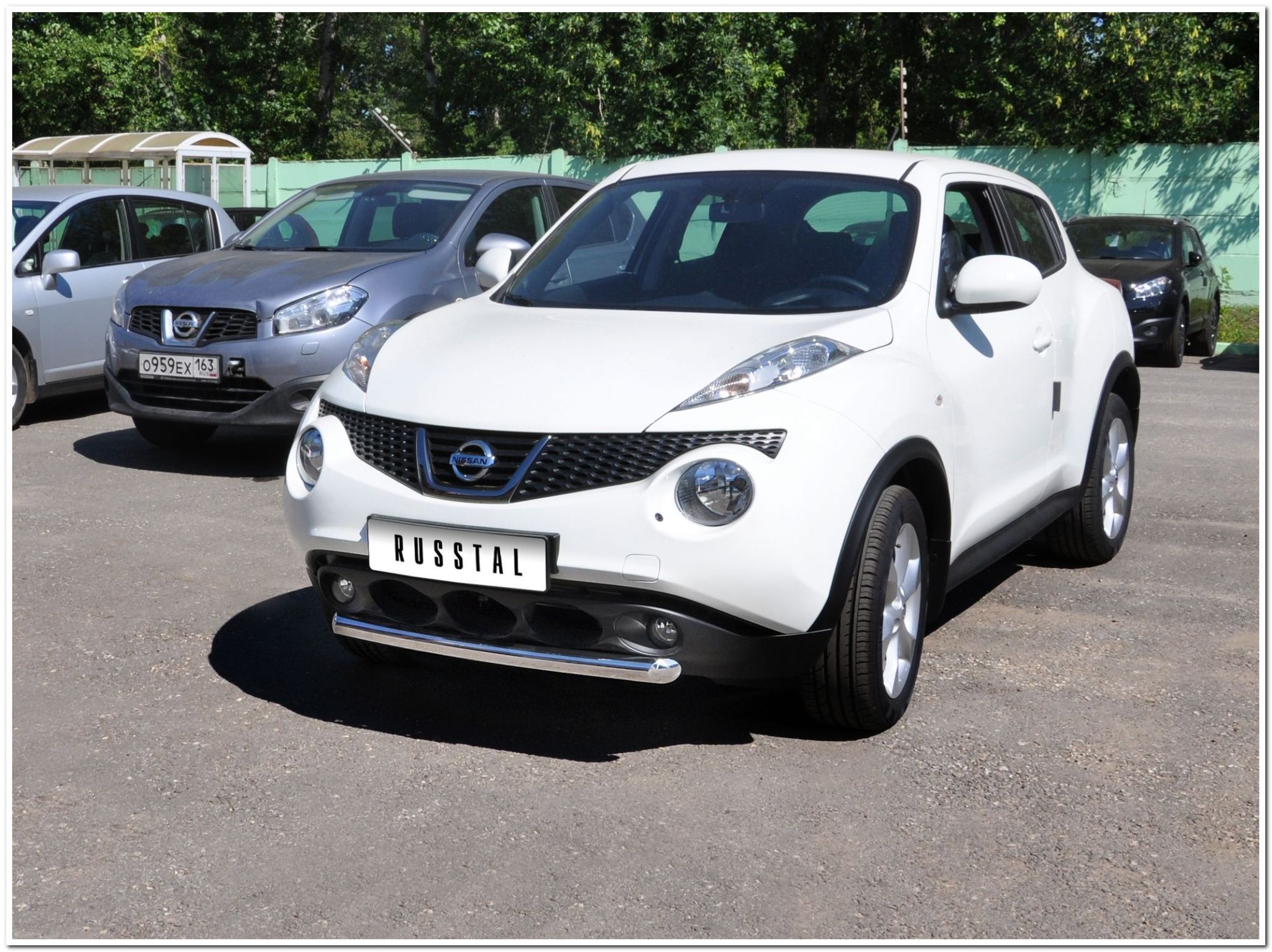 NISSAN Juke 4X2 2010-2014 Защита переднего бампера d63 NJZ-000950 NISSAN Juke 4X2 2010-2014 Защита переднего бампера d63 NJZ-000950