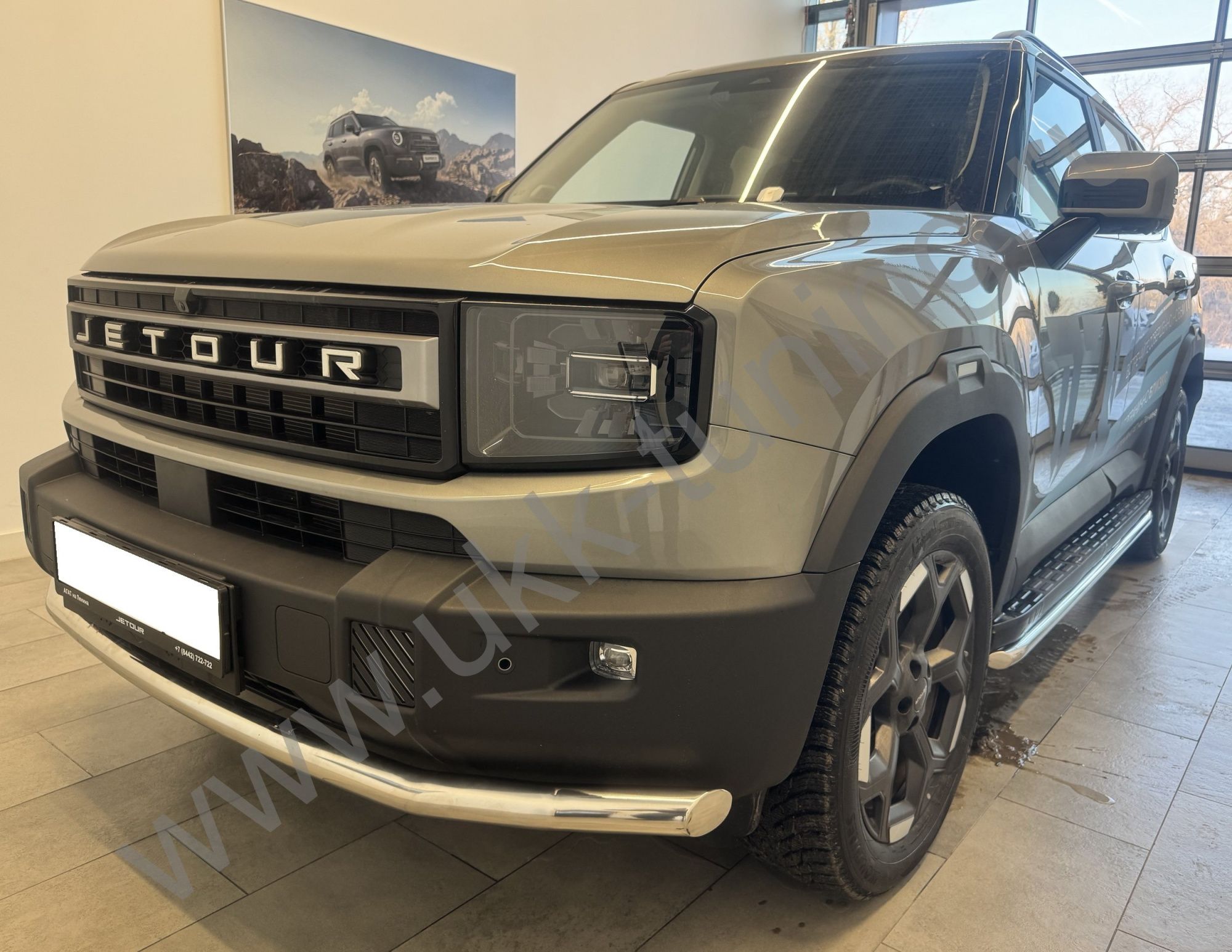 Защита переднего бампера Jetour T1 с 2025