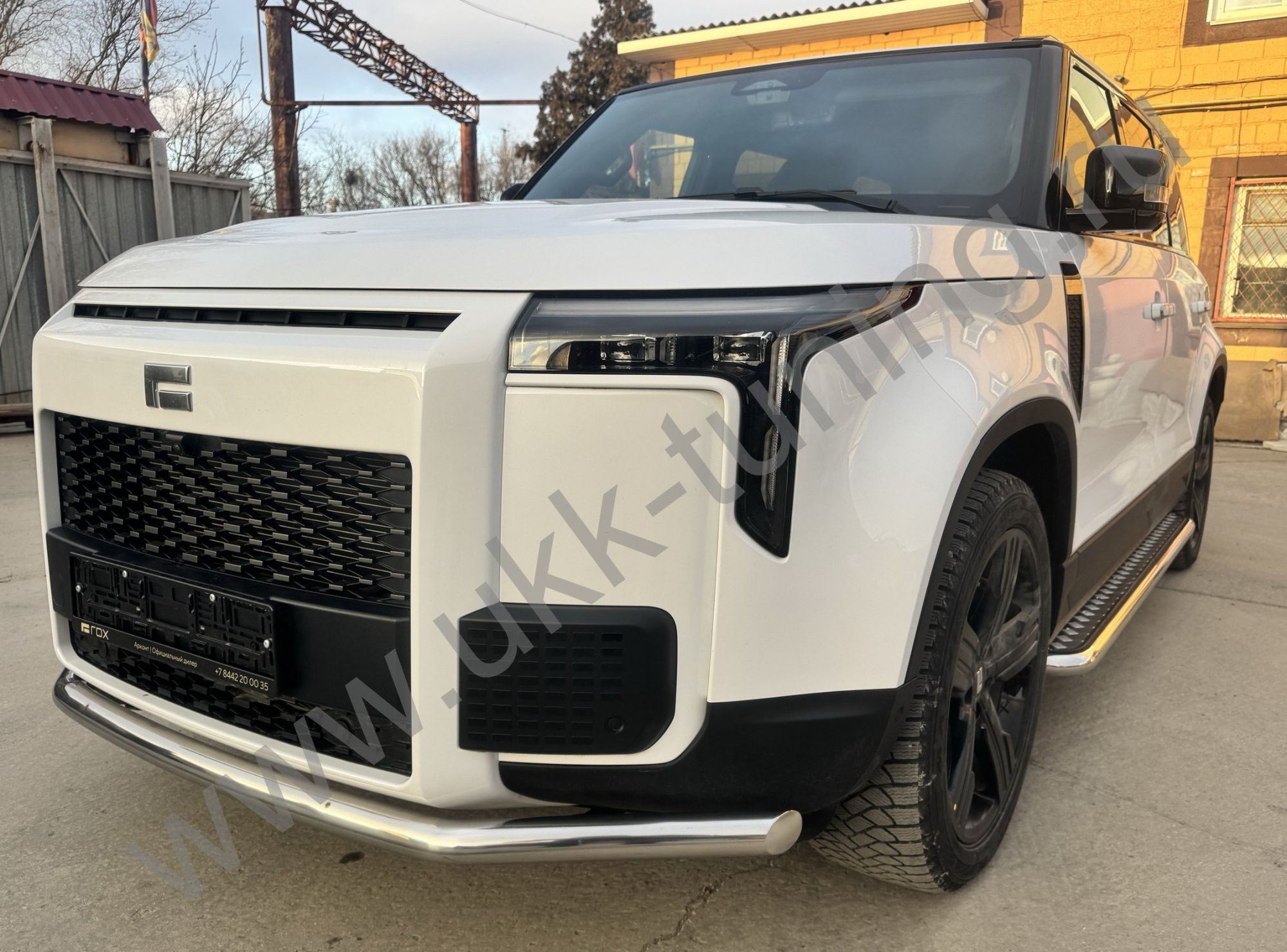 Защита переднего бампера ROX 01