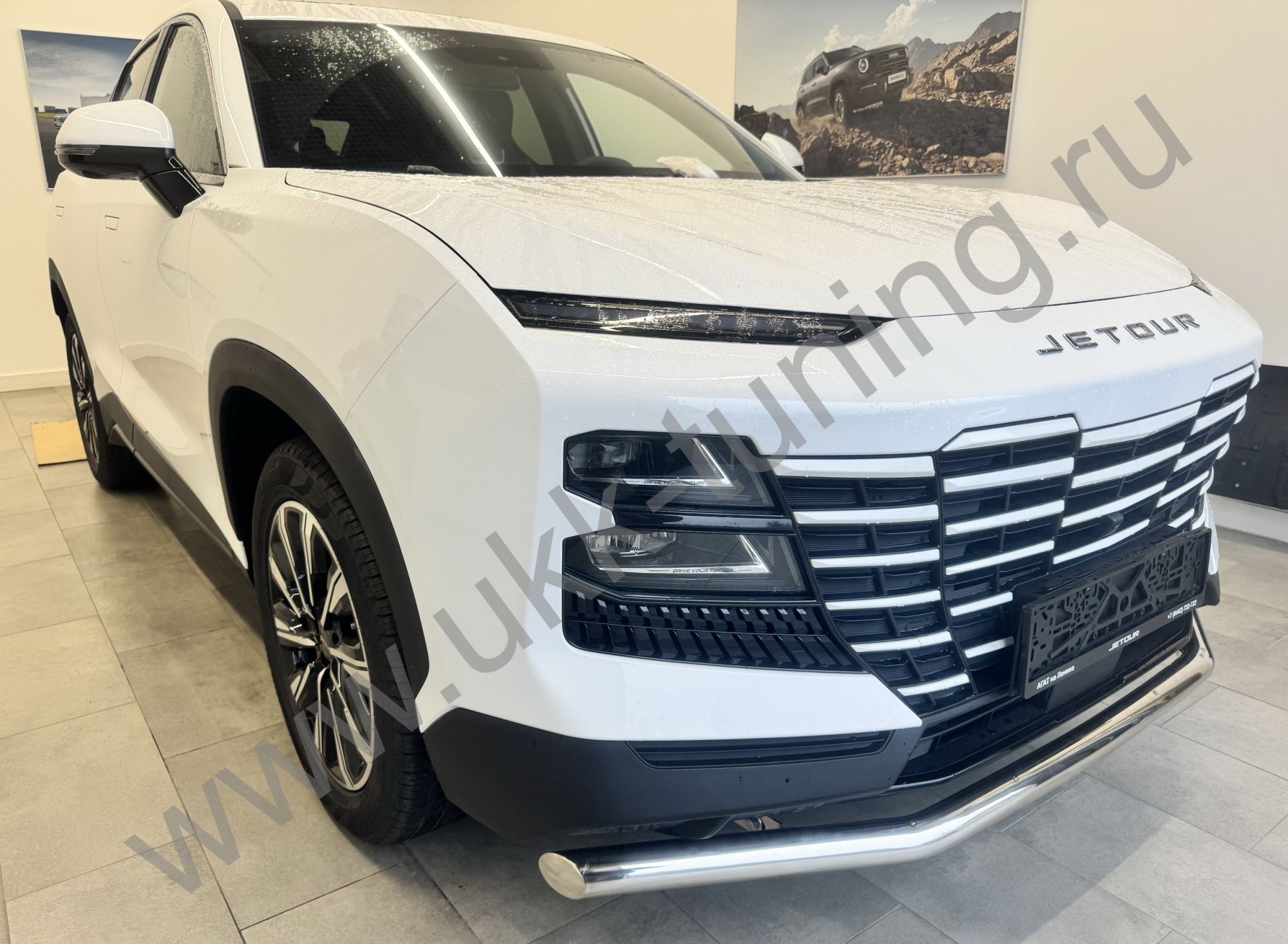 Защита переднего бампера Jetour Dashing с 2022