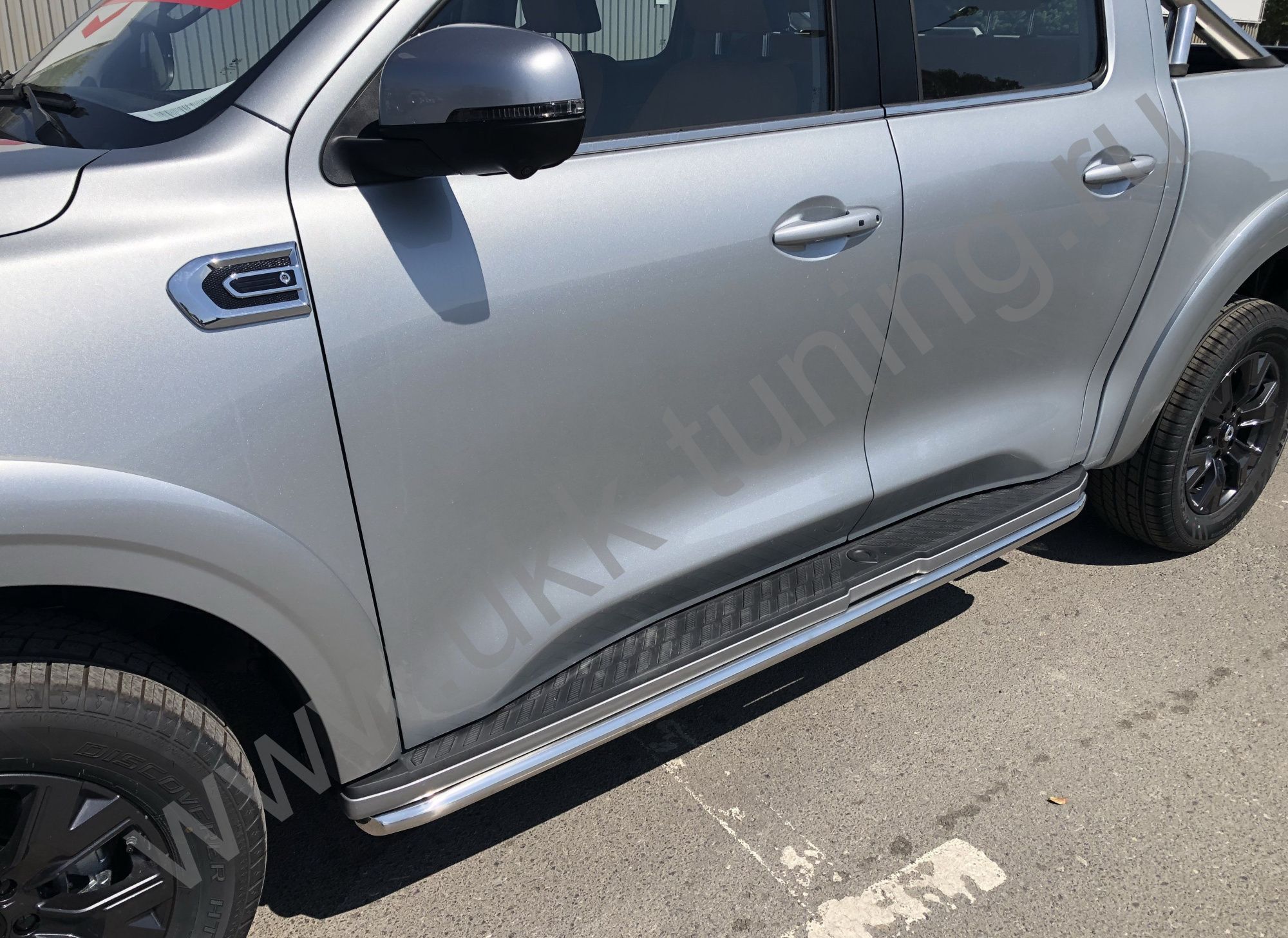 Защита штатного порога Great Wall Poer с 2021