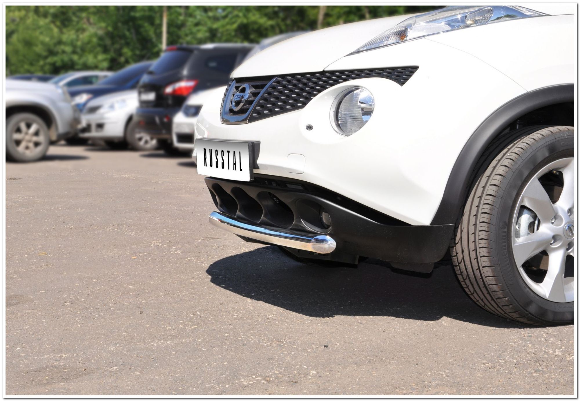 NISSAN Juke 4X2 2010-2014 Защита переднего бампера d63 NJZ-000950 NISSAN Juke 4X2 2010-2014 Защита переднего бампера d63 NJZ-000950