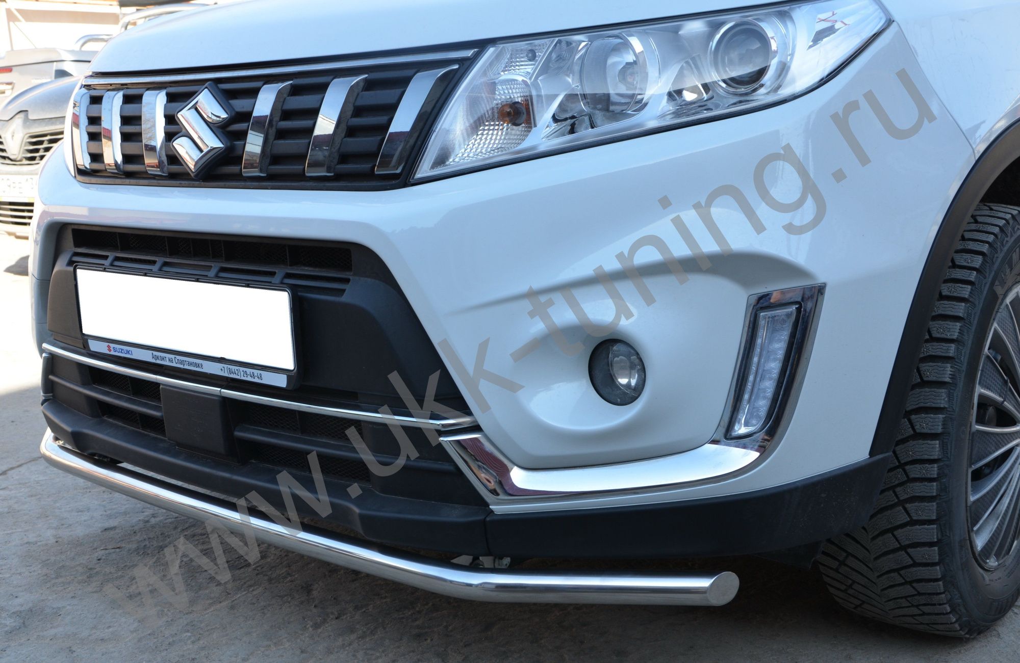 Защита переднего бампера Suzuki Vitara с 2019