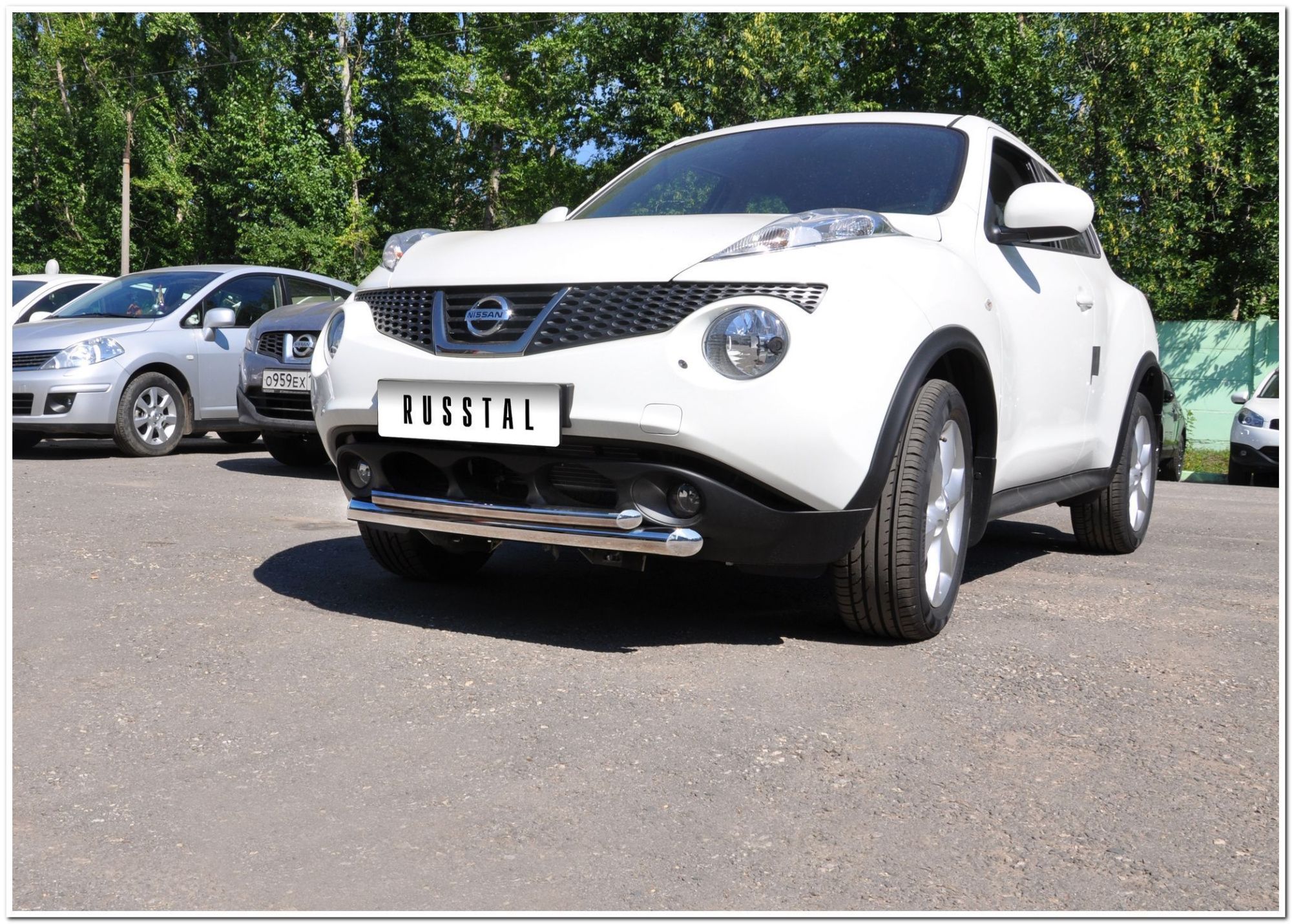 NISSAN Juke 4X2 2010-2014 защита переднего бампера d63/42 NJZ-000952