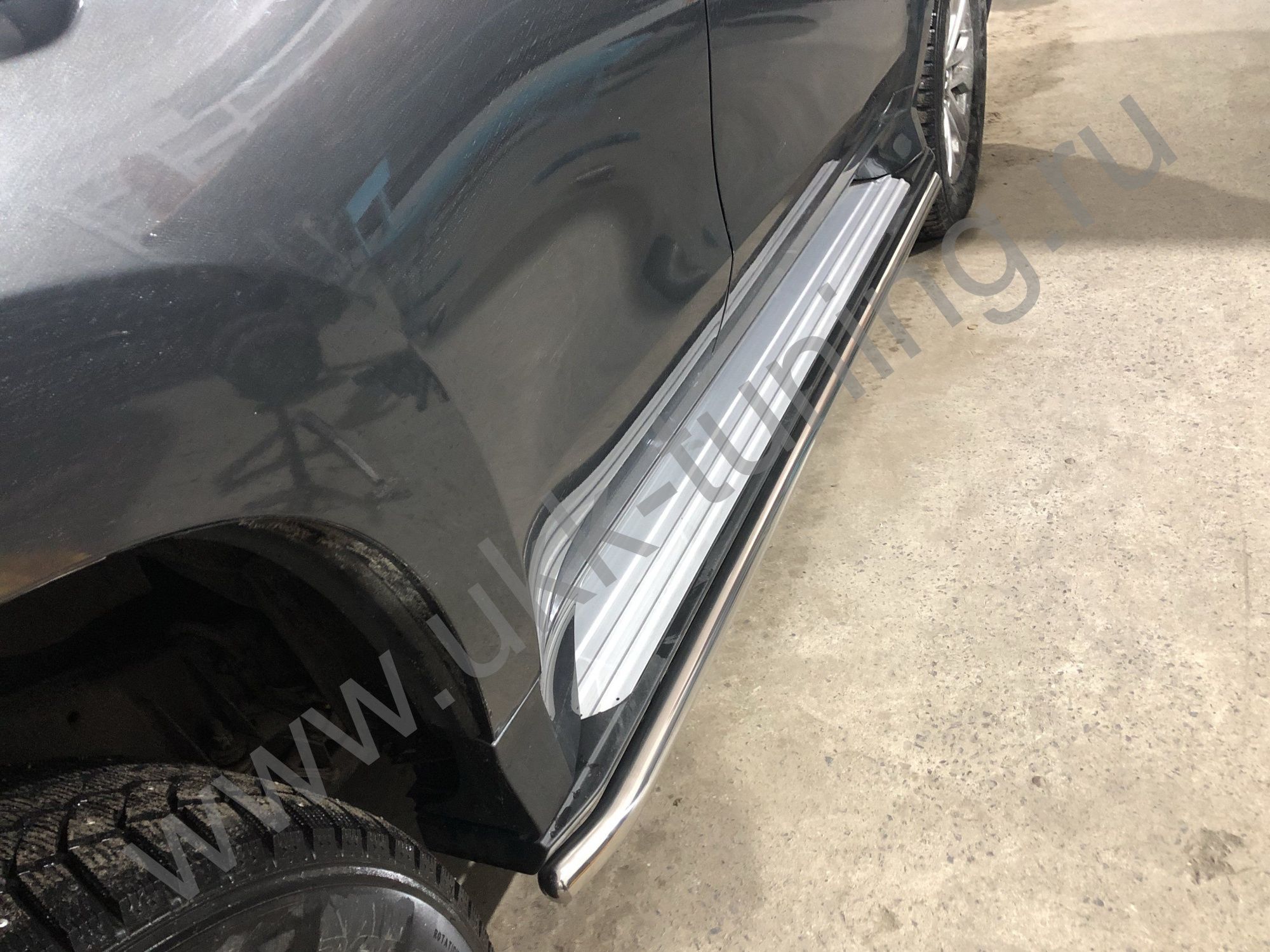 Защита штатного порога Mitsubishi Pajero Sport с 2021 Защита штатного порога Mitsubishi Pajero Sport с 2021