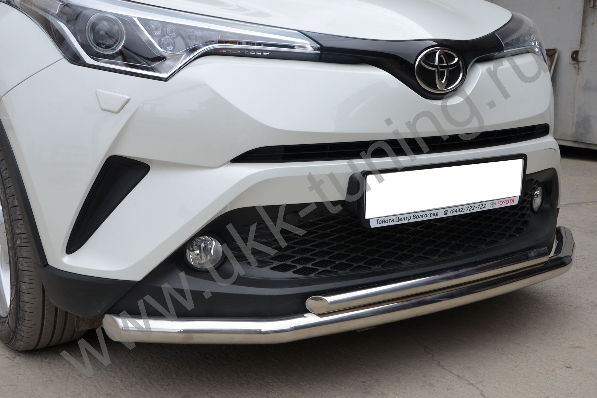 Защита переднего бампера двойная TOYOTA С-HR с 2018 Защита переднего бампера двойная TOYOTA С-HR с 2018