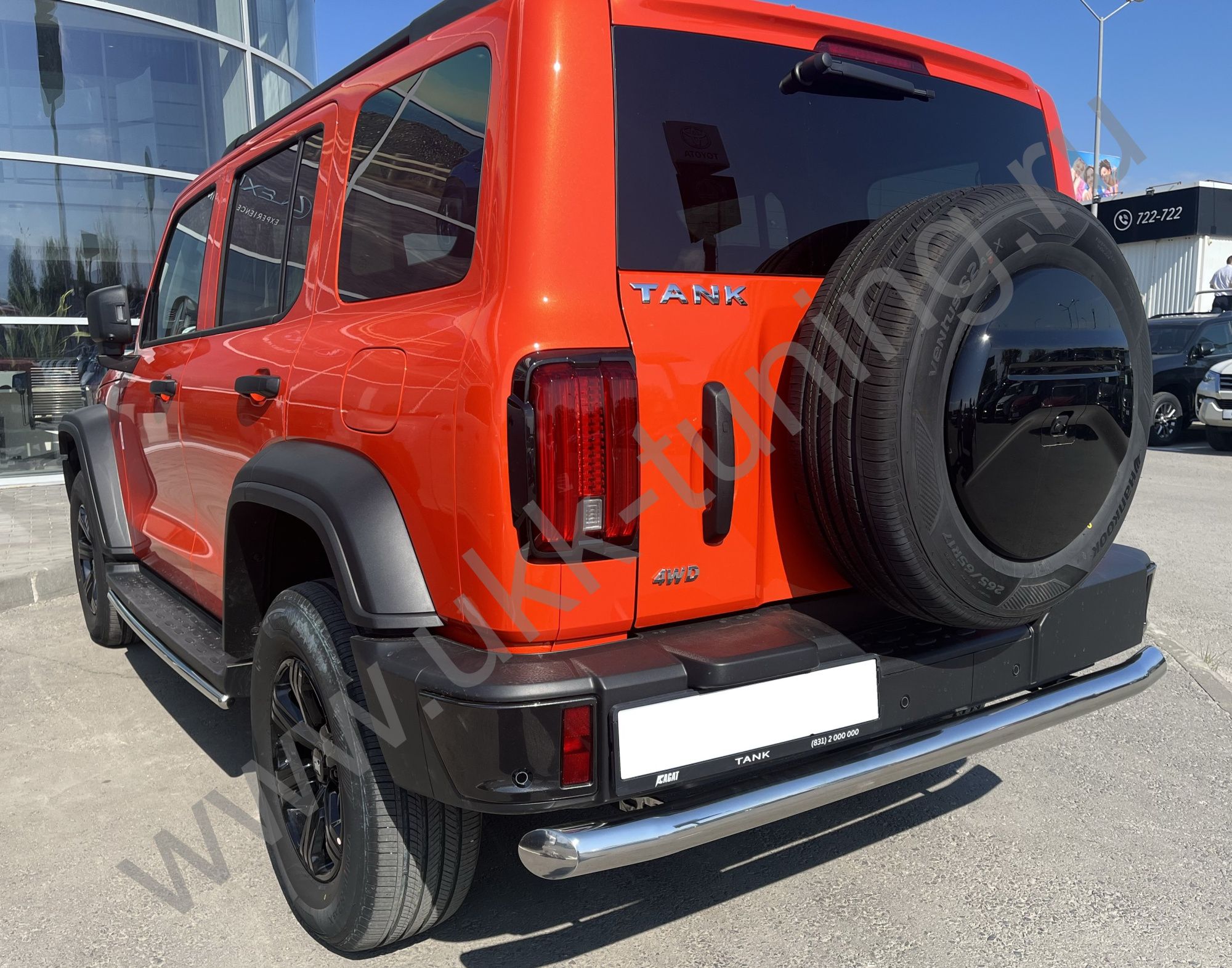 Защита заднего бампера Tank 300 с 2023