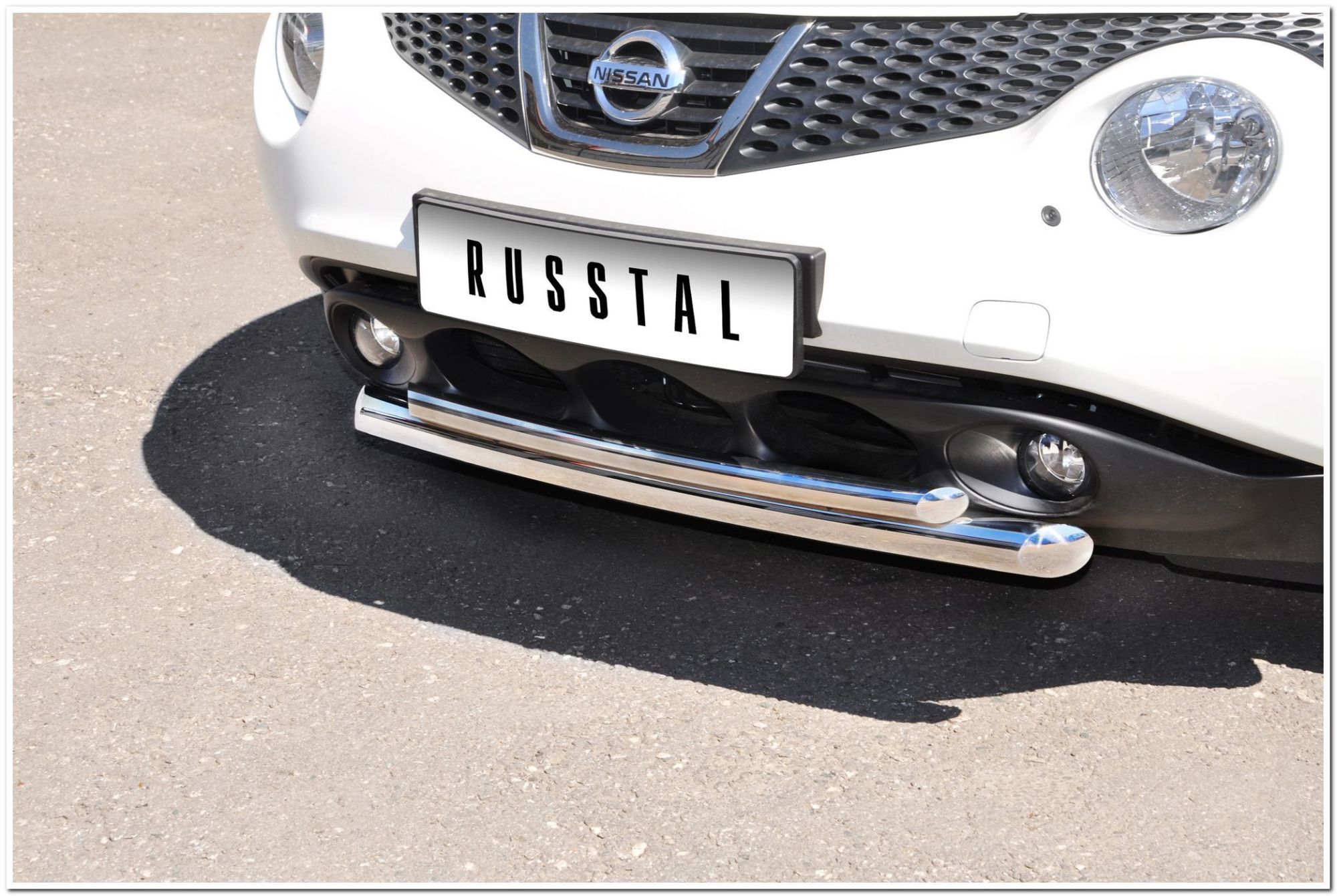 NISSAN Juke 4X2 2010-2014 защита переднего бампера d63/42 NJZ-000952