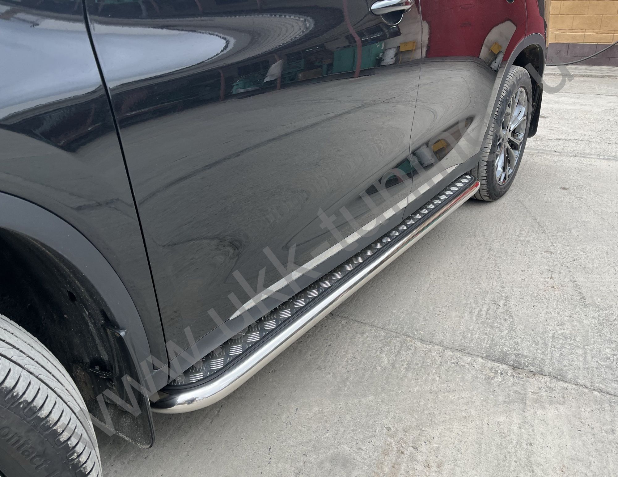 Пороги с накладным листом CheryExeed TXL с 2020