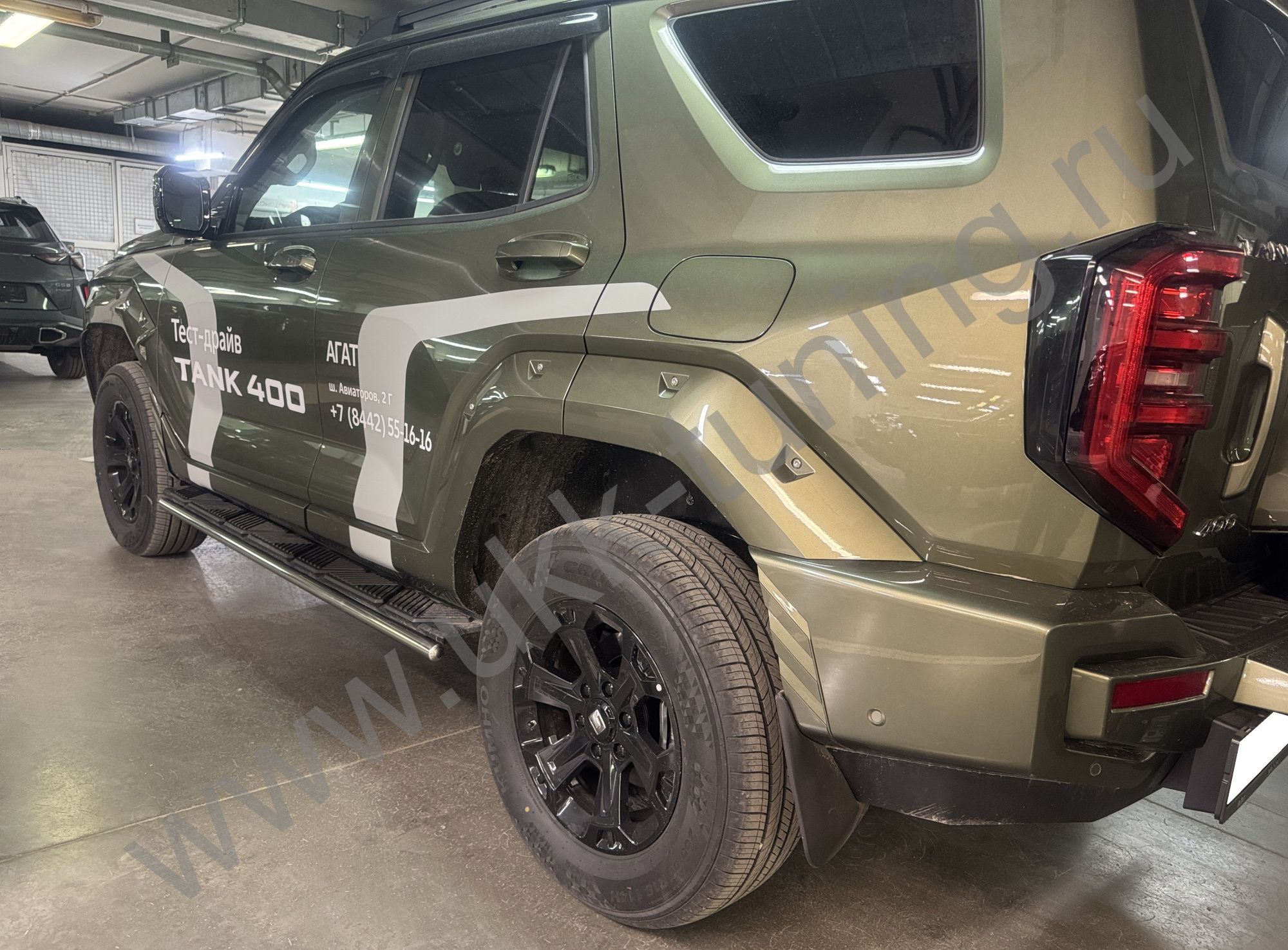 Боковые подножки TANK 400 с 2023 труба