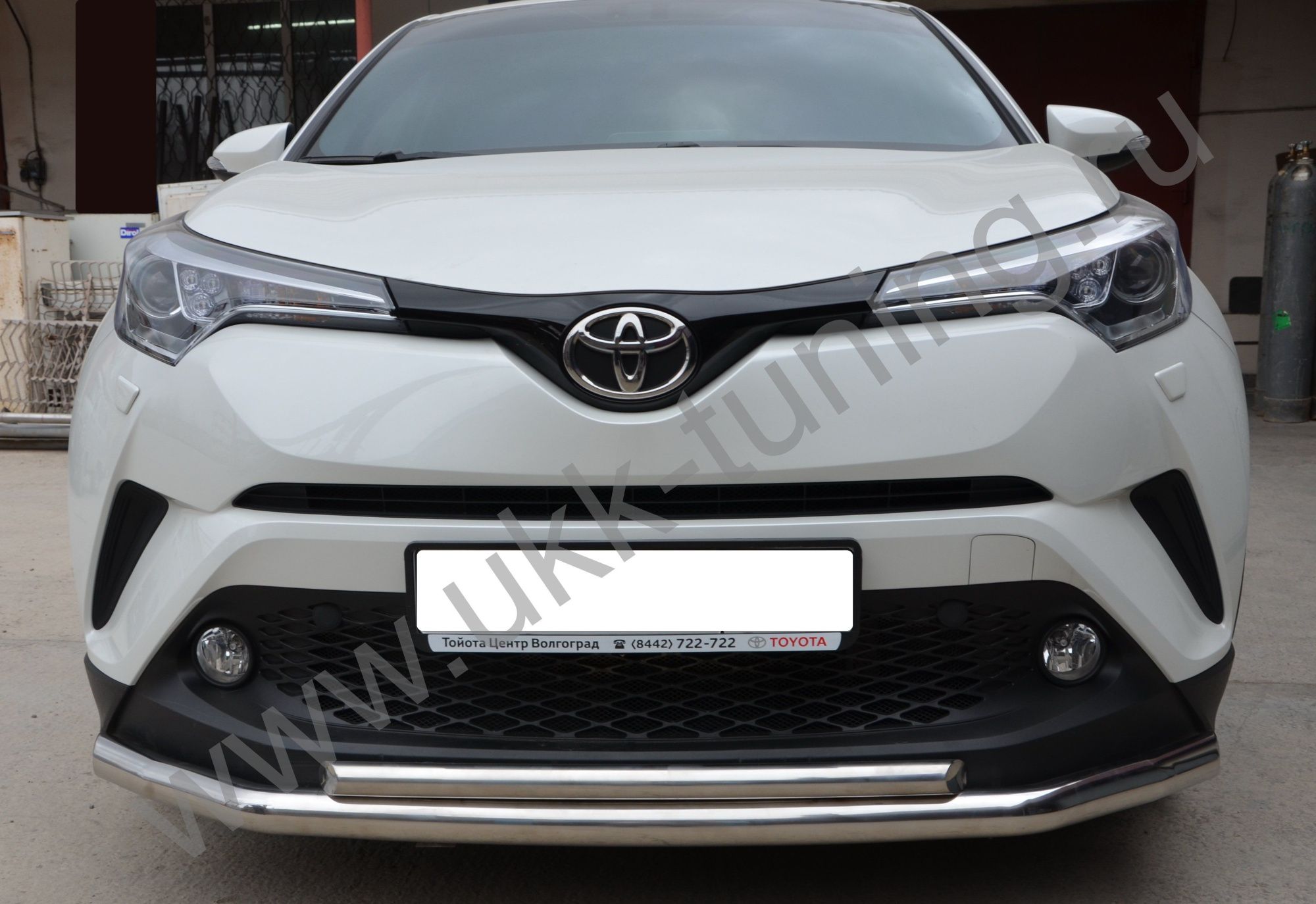 Защита переднего бампера двойная TOYOTA С-HR с 2018 Защита переднего бампера двойная TOYOTA С-HR с 2018