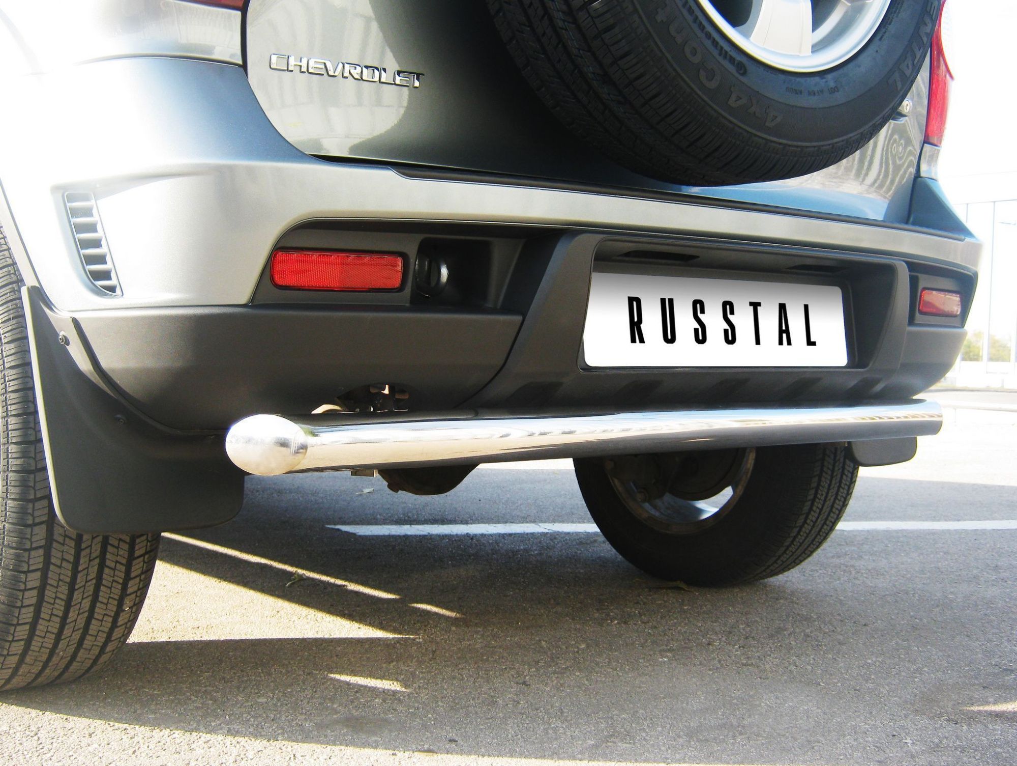 Chevrolet NIVA Bertone 2009- Защита заднего бампера d63 NBZ-001183