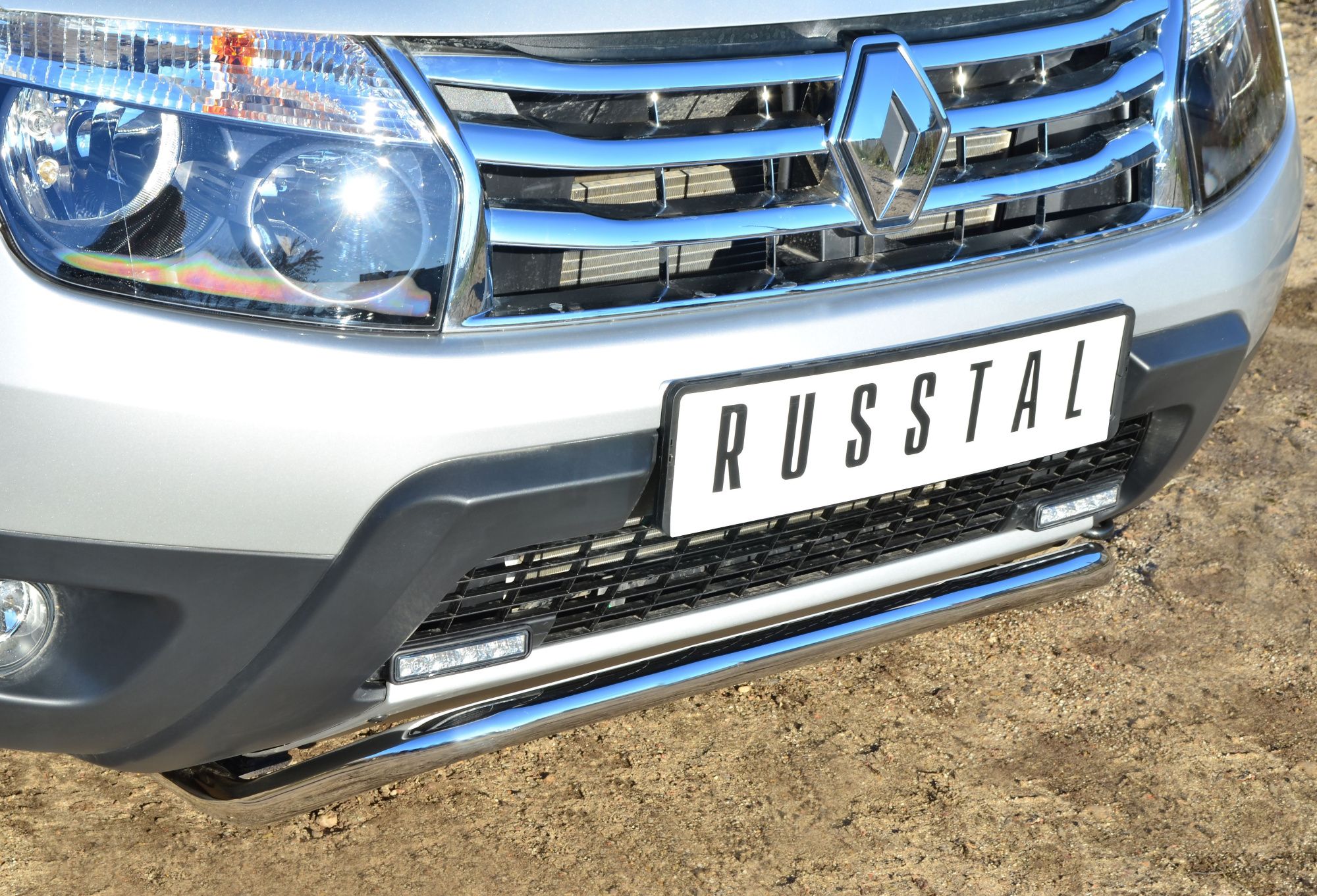 Renault Duster 4x4 2011-2014 Защита переднего бампера d42 волна RD4Z-001540 Renault Duster 4x4 2011-2014 Защита переднего бампера d42 волна RD4Z-001540