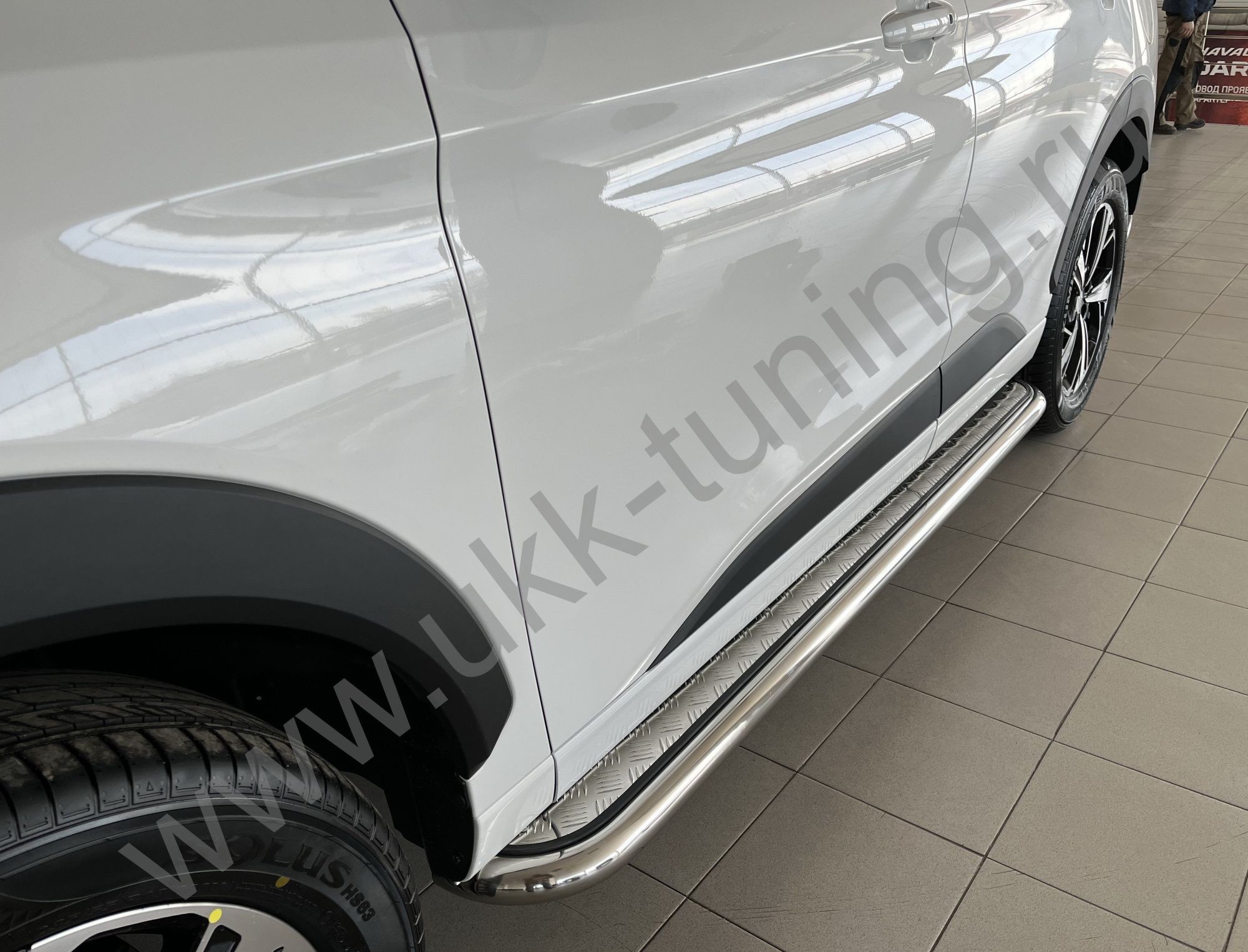 Пороги с накладным листом JAC JS6 2022