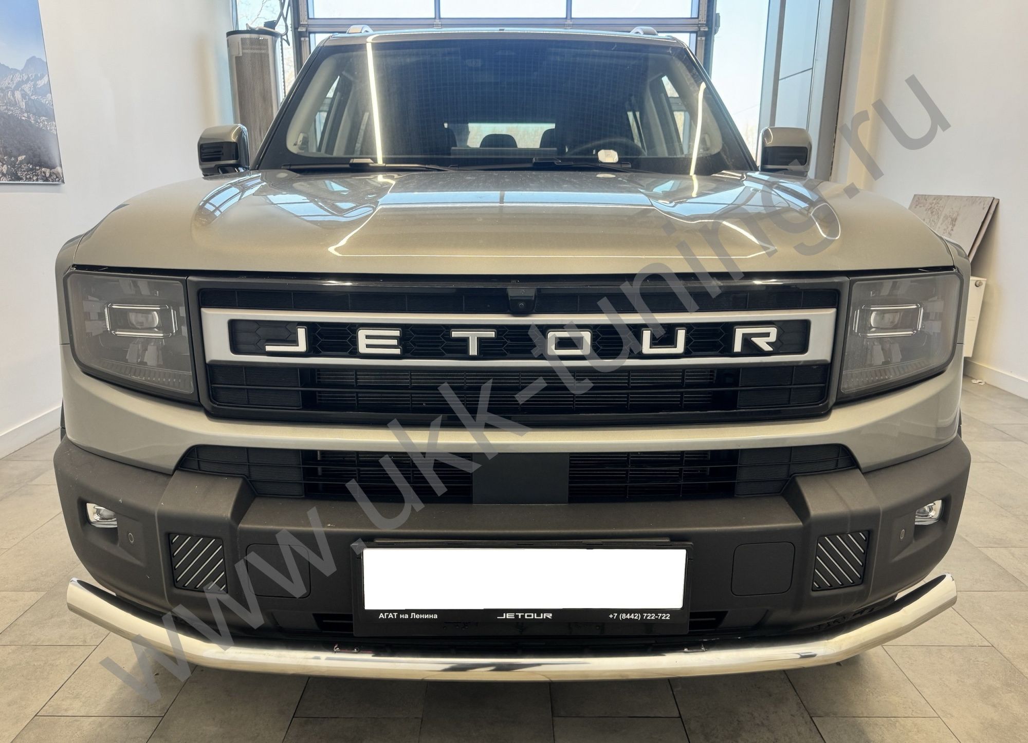 Защита переднего бампера Jetour T1 с 2025