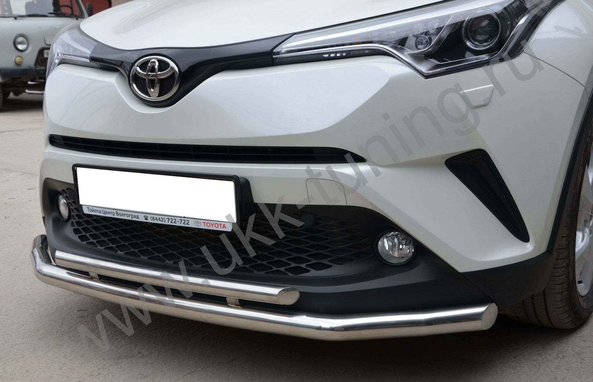 Защита переднего бампера двойная TOYOTA С-HR с 2018 Защита переднего бампера двойная TOYOTA С-HR с 2018