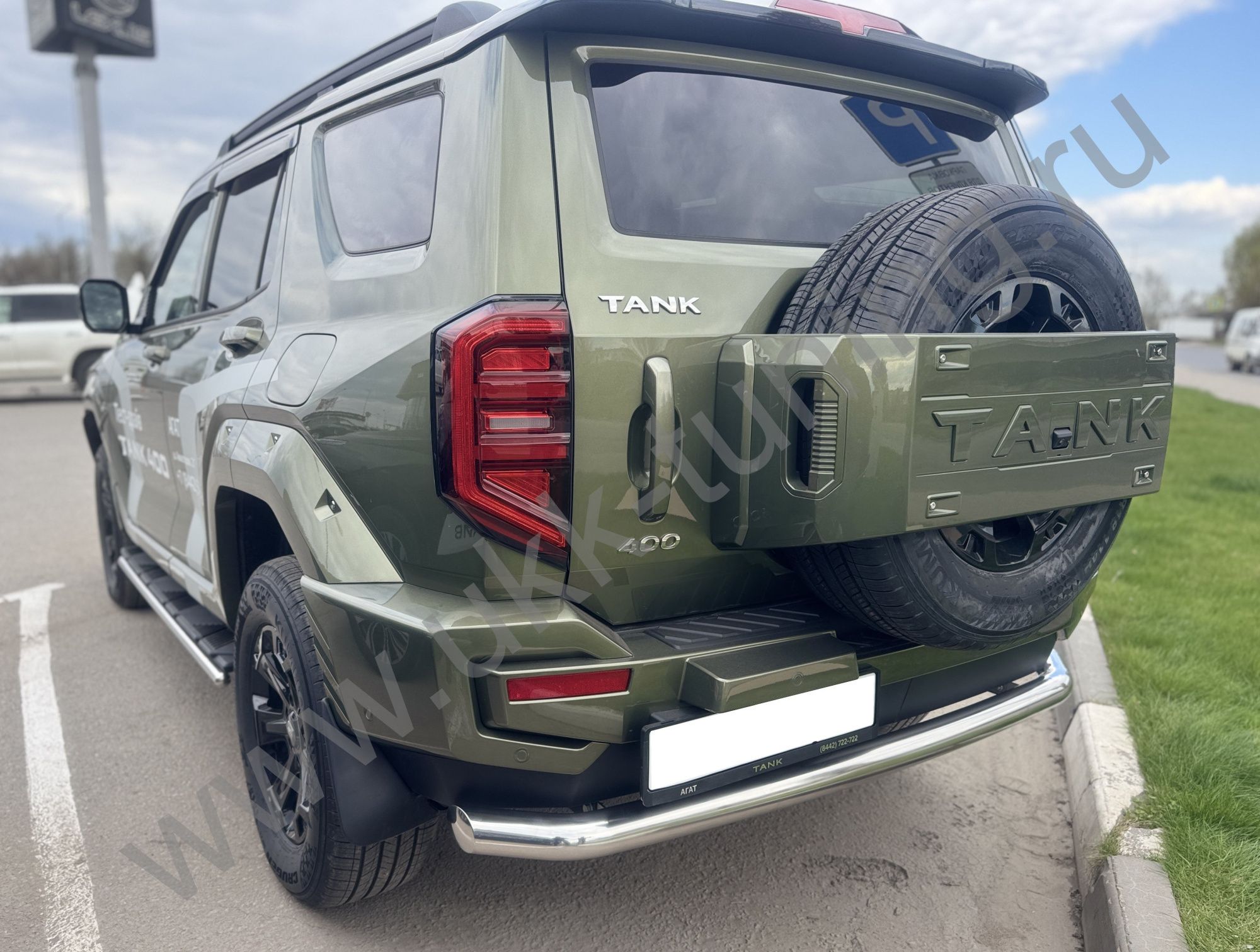 Защита заднего бампера Tank 400 с 2023